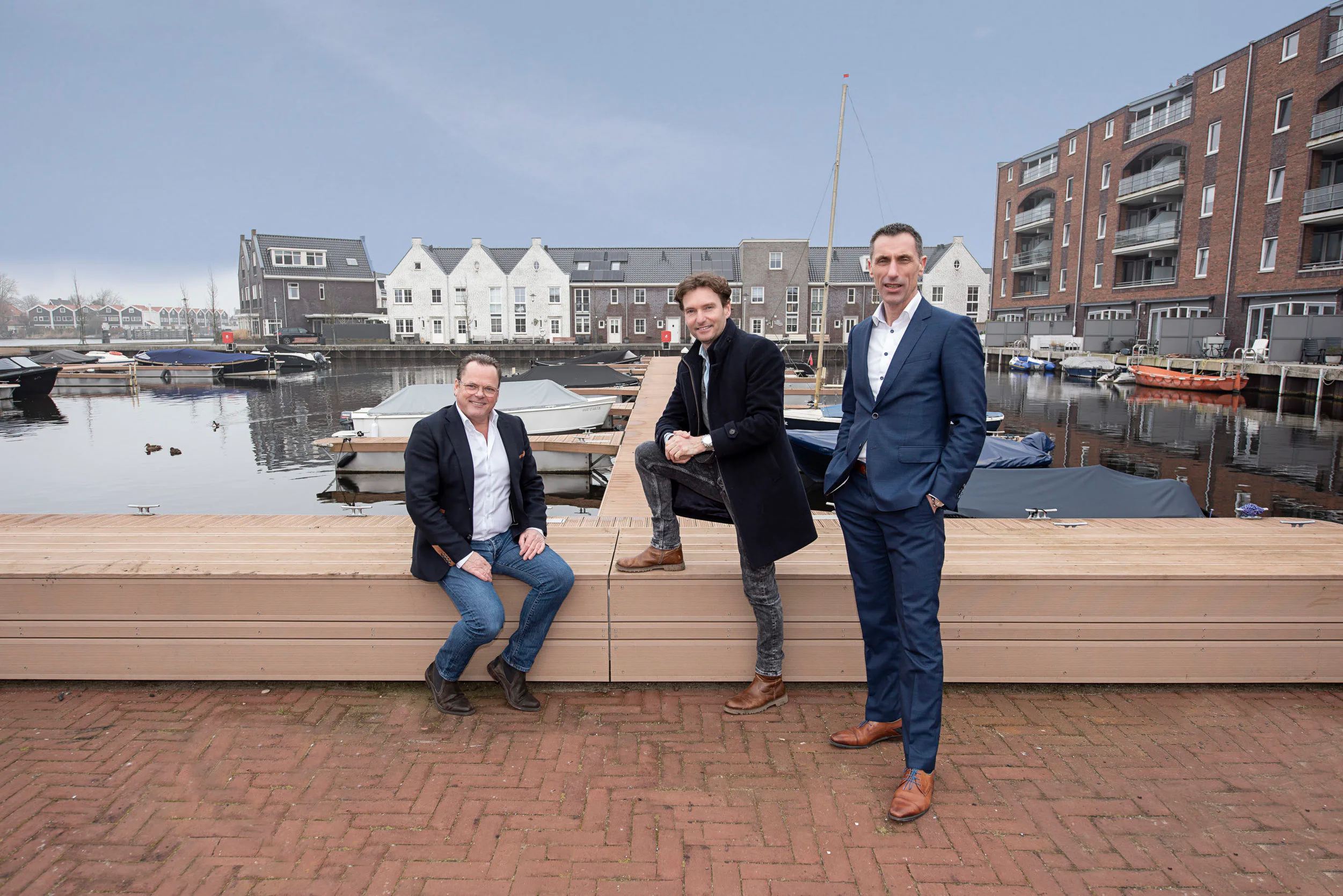 Vlnr: Otto van der Pluijm, Willem Gaymans en Frank Aalders. Foto: EAS Fotografie