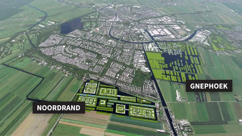 Gnephoek, een van de potentiële locaties volgens Neprom. Foto: Alphen aan den Rijn