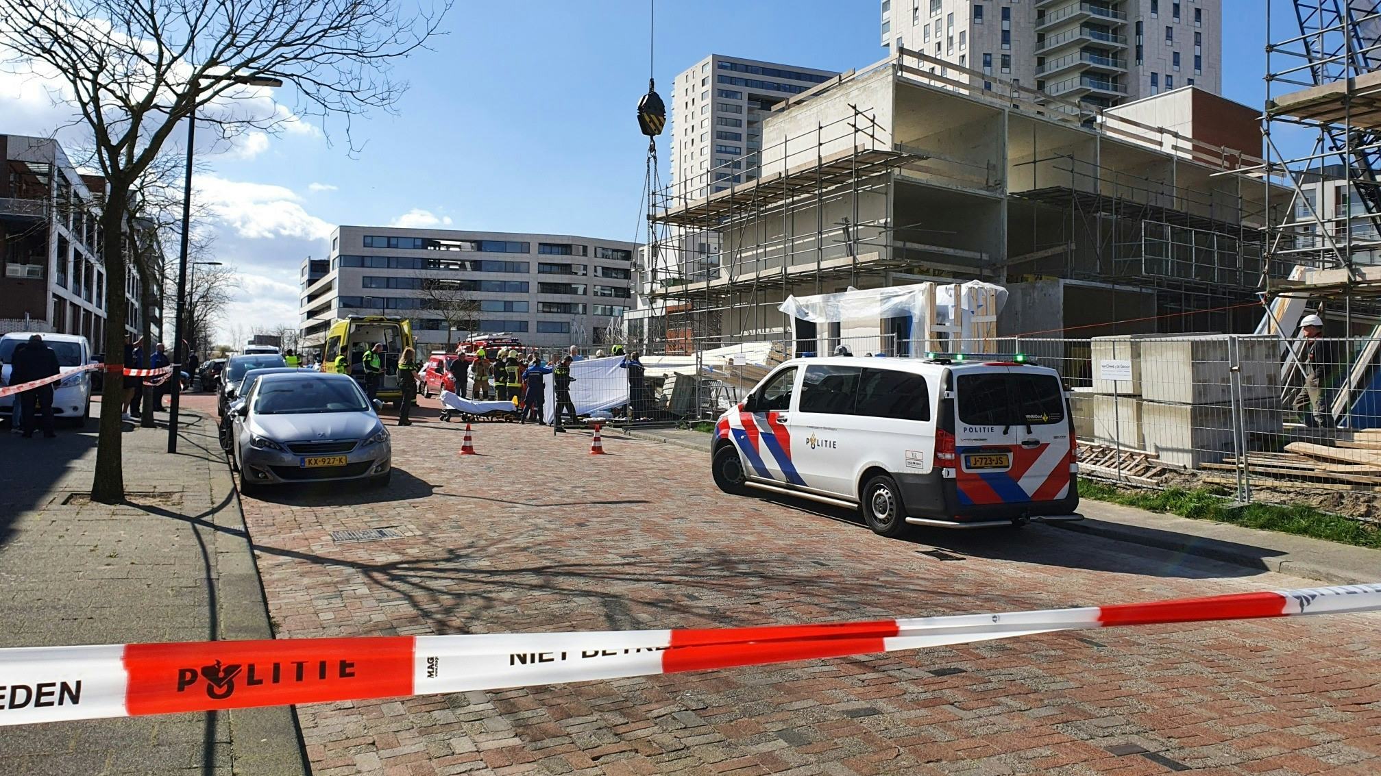 Dodelijk ongeval in Rotterdam, het eerste dodelijke ongeval uit 2021 bekend bij de GCVB. Foto: Nieuws Nesselande