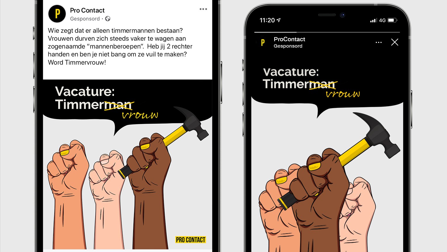 Potentiële bouwvrouwen genoeg, maar: 'Je moet wel moeite doen om ze te werven'