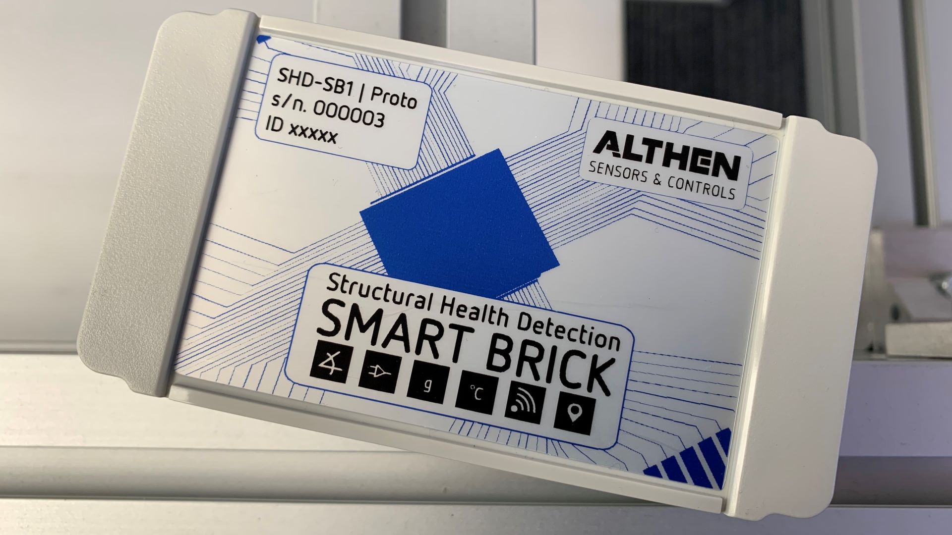 De 'slimme' baksteen. Bron: Althen