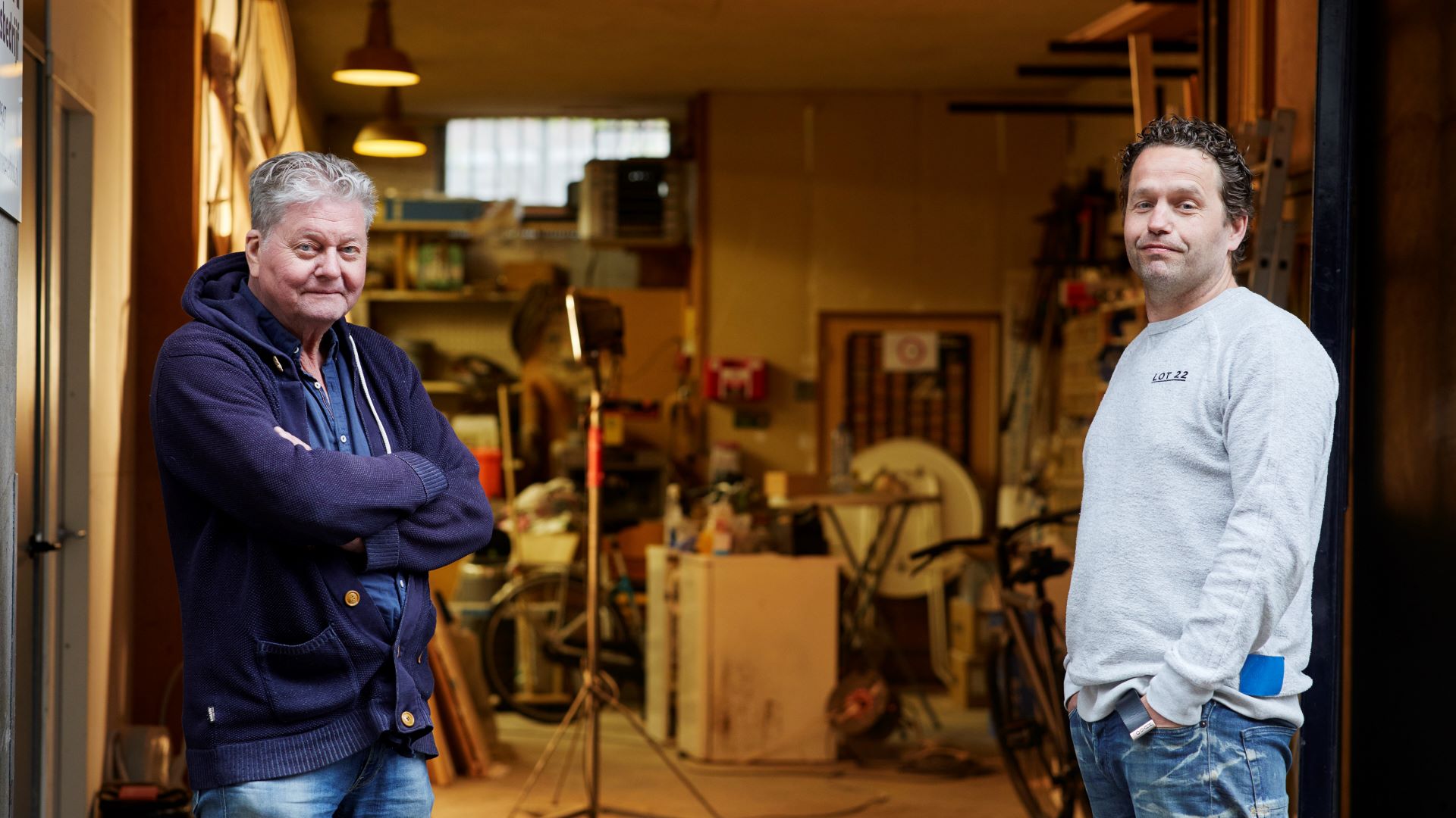 Ton en Joost Bos van Aannemersbedrijf Bos en Zn. Foto: Christiaan Krouwels