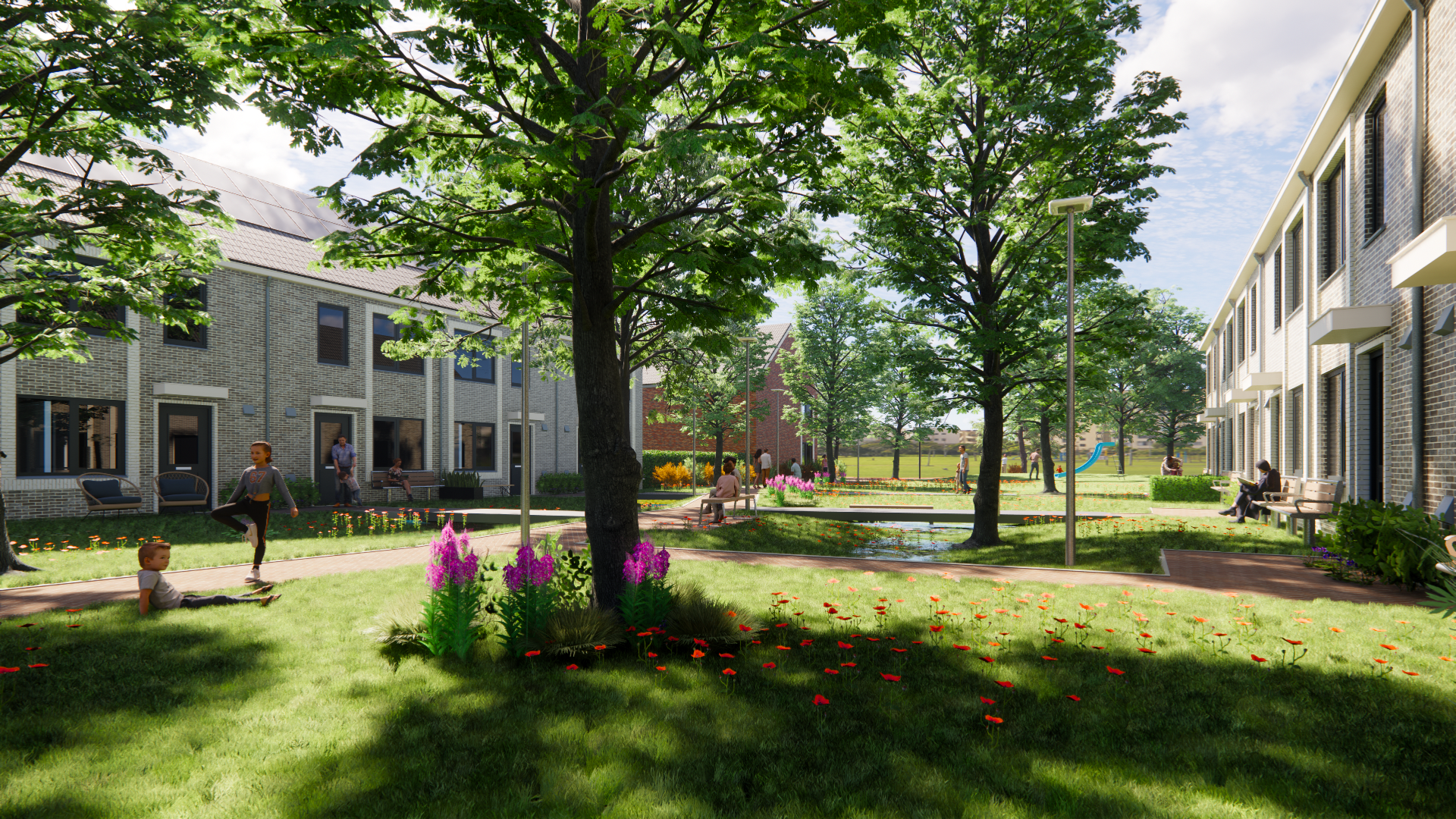 De NOM-woning zijn van Fijn Wonen, het geïndustrialiseerde woonproduct van Van Wijnen. Beeld: Rijswijk Wonen.