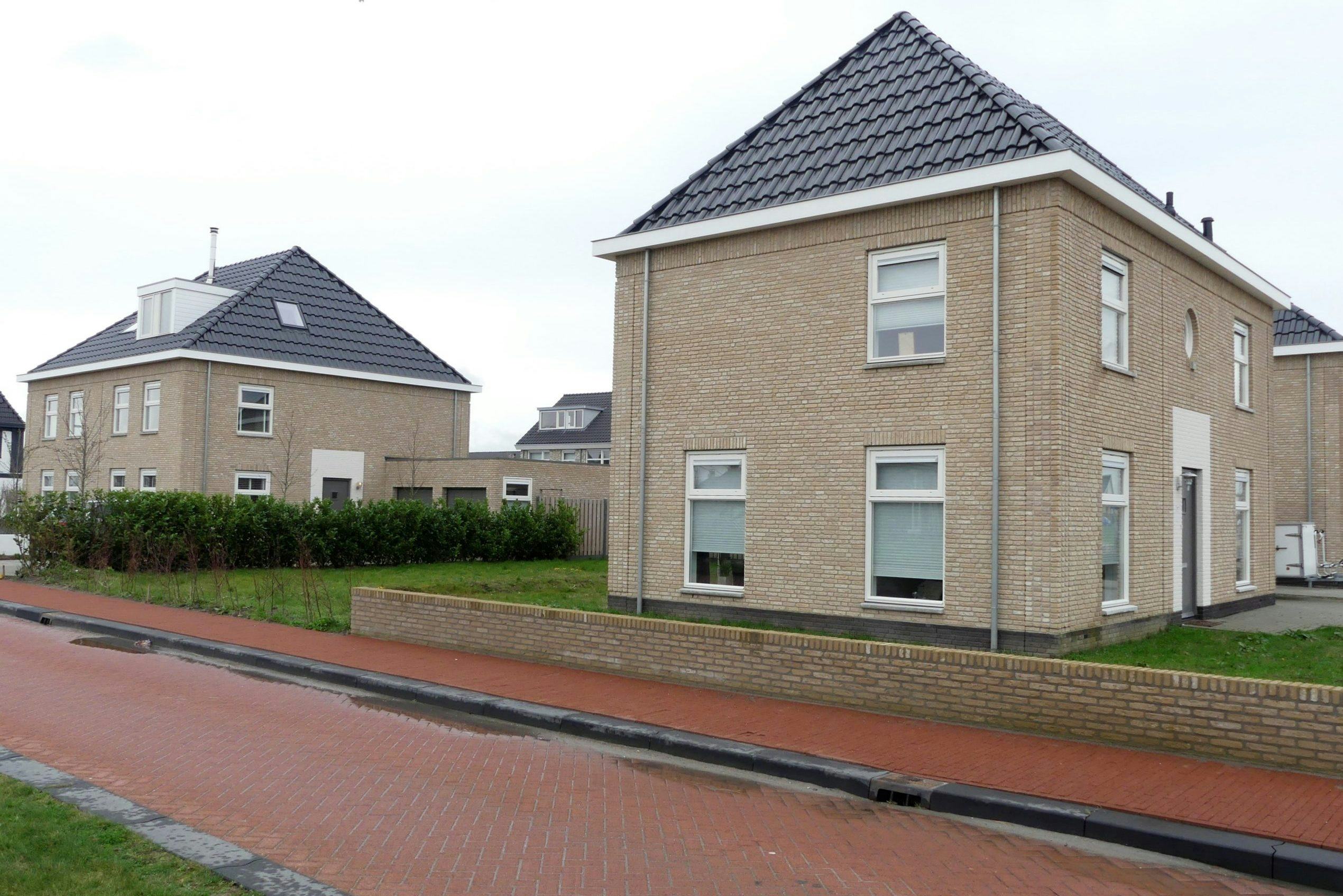 Voor woningen in Lelystad werd de retro steen Billings gebruikt.