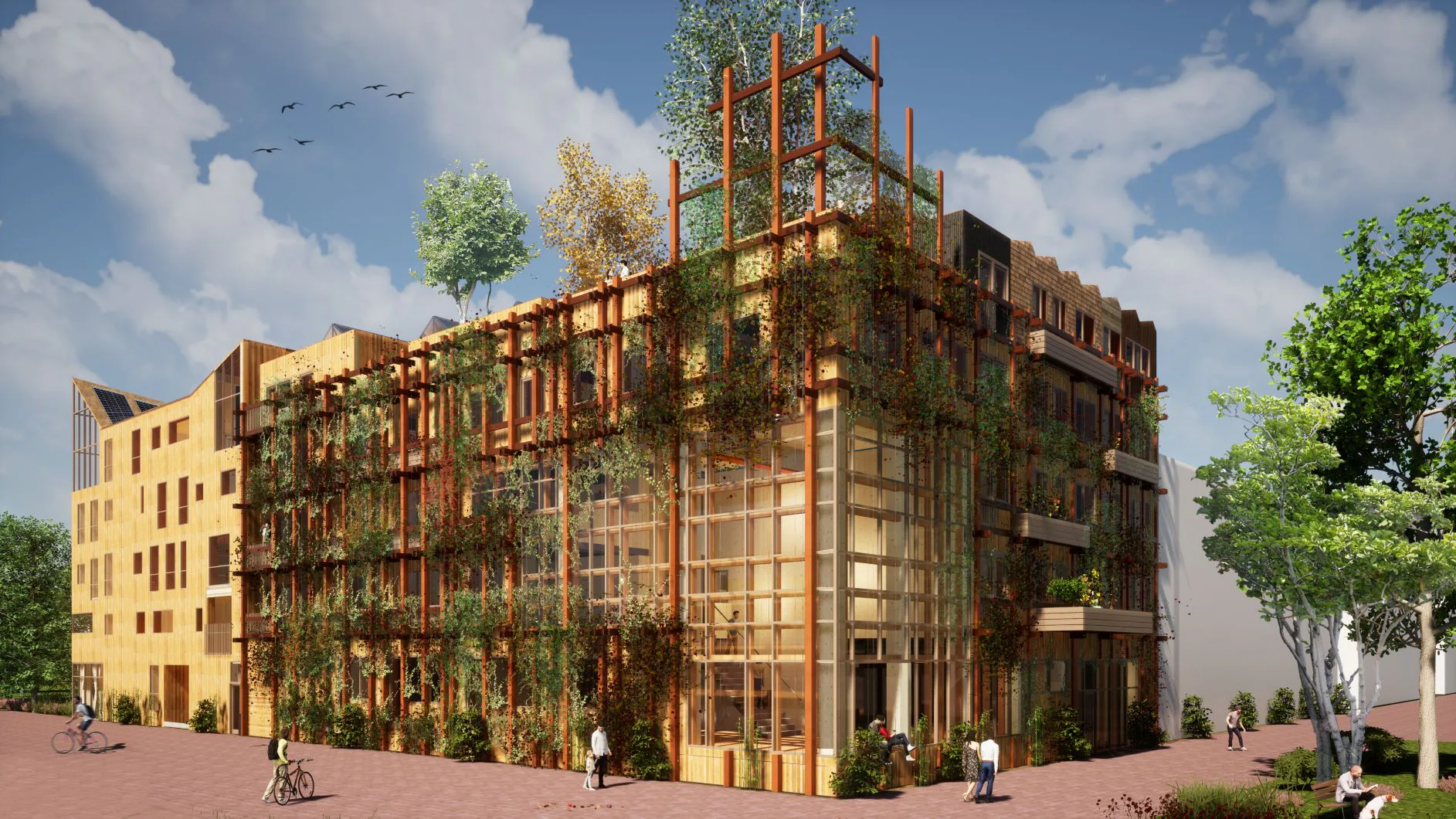 Artist's impression: Natrufied Architecture