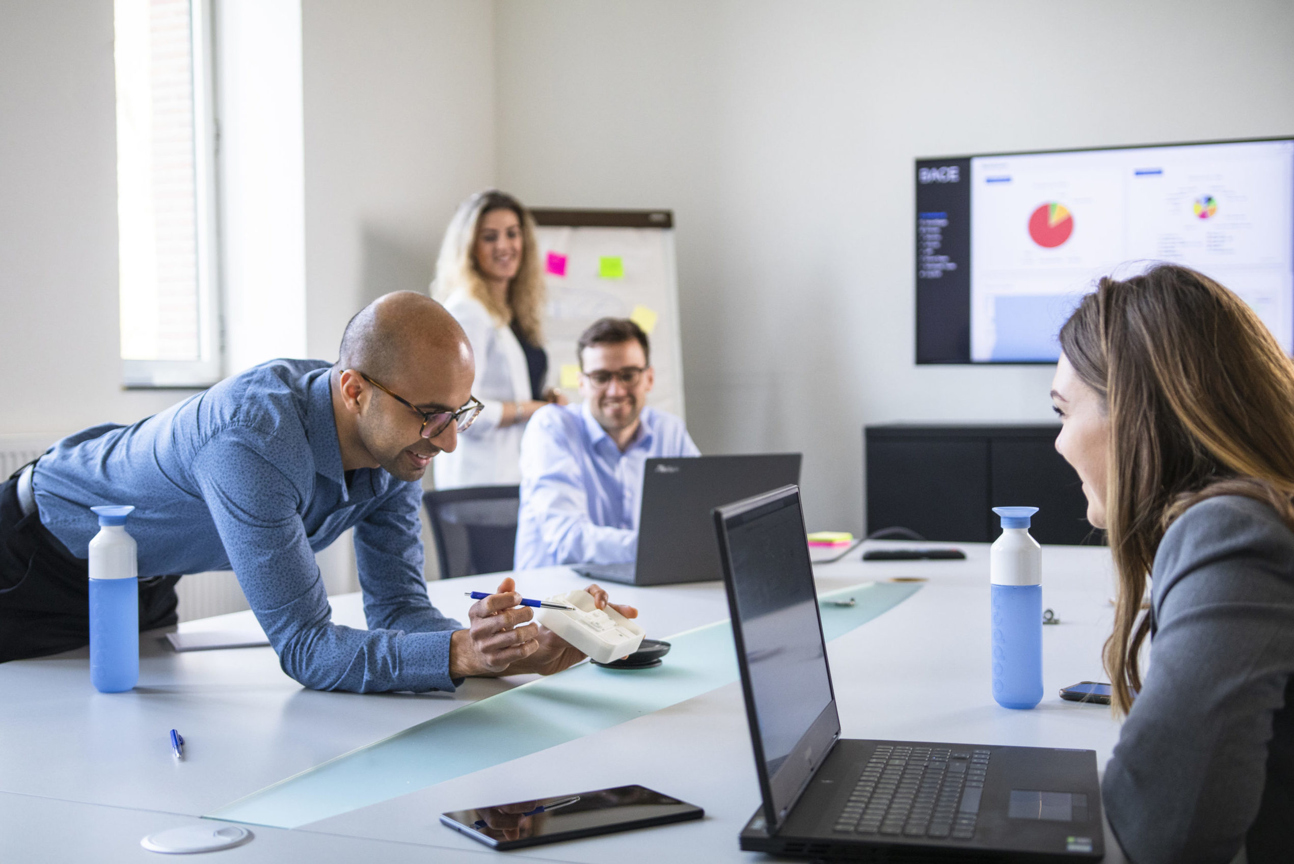 Het team van Evalan.