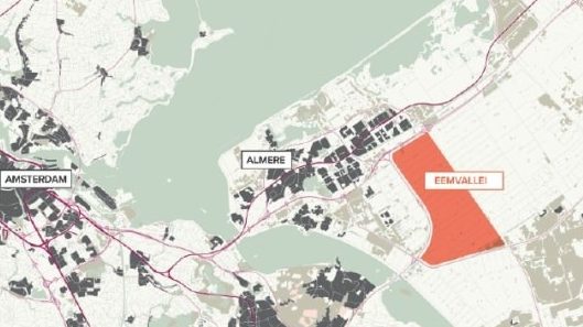 Plek waar de Eemvallei moet komen. 