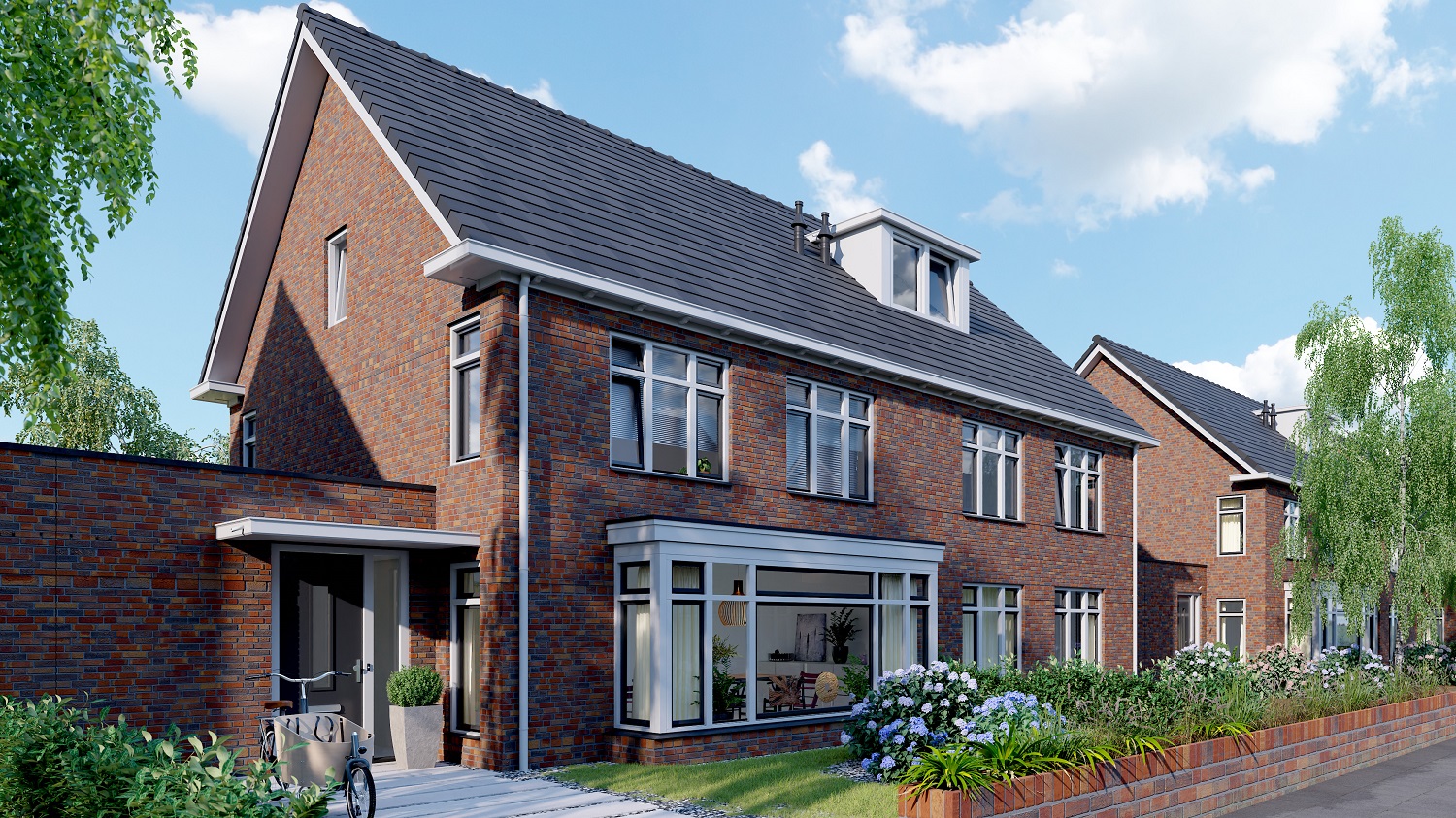 Met prefab sneller een dakgoot monteren