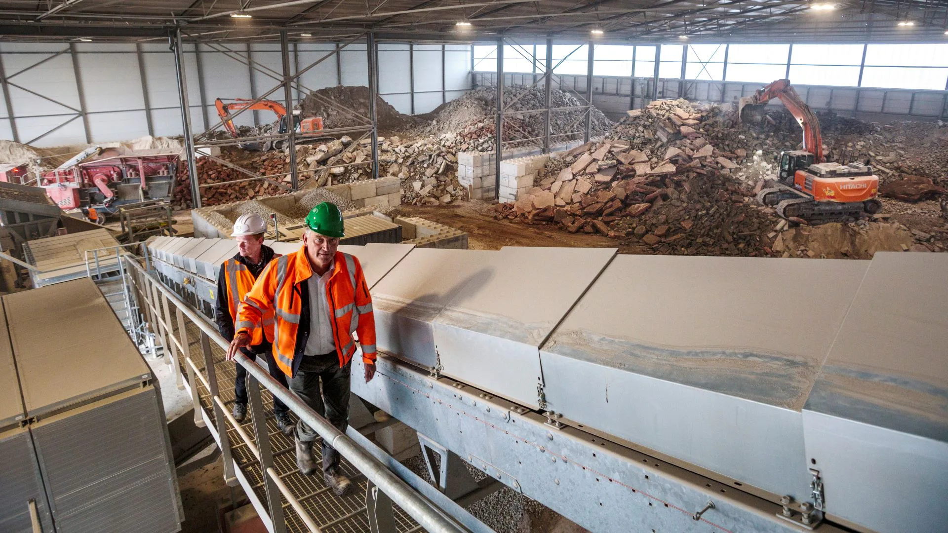 Het 'freement' uit de smart liberator van SL Materials in Zaandam beschikt over alle benodigde certificaten om opnieuw in beton te worden verwerkt. Foto: Eran Oppenheimer
