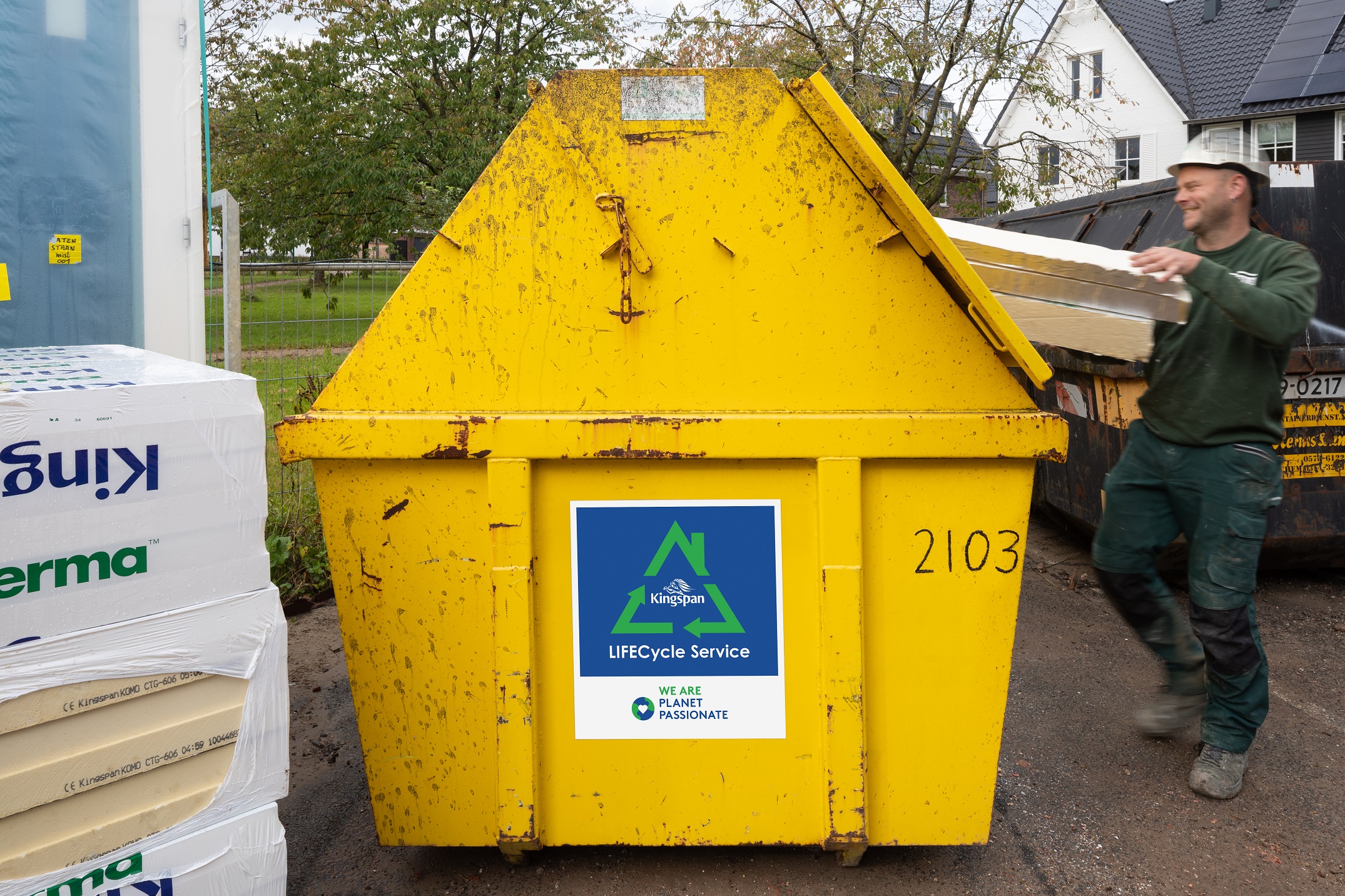 Kingspan gaat restmateriaal inzamelen en duurzaam verwerken
