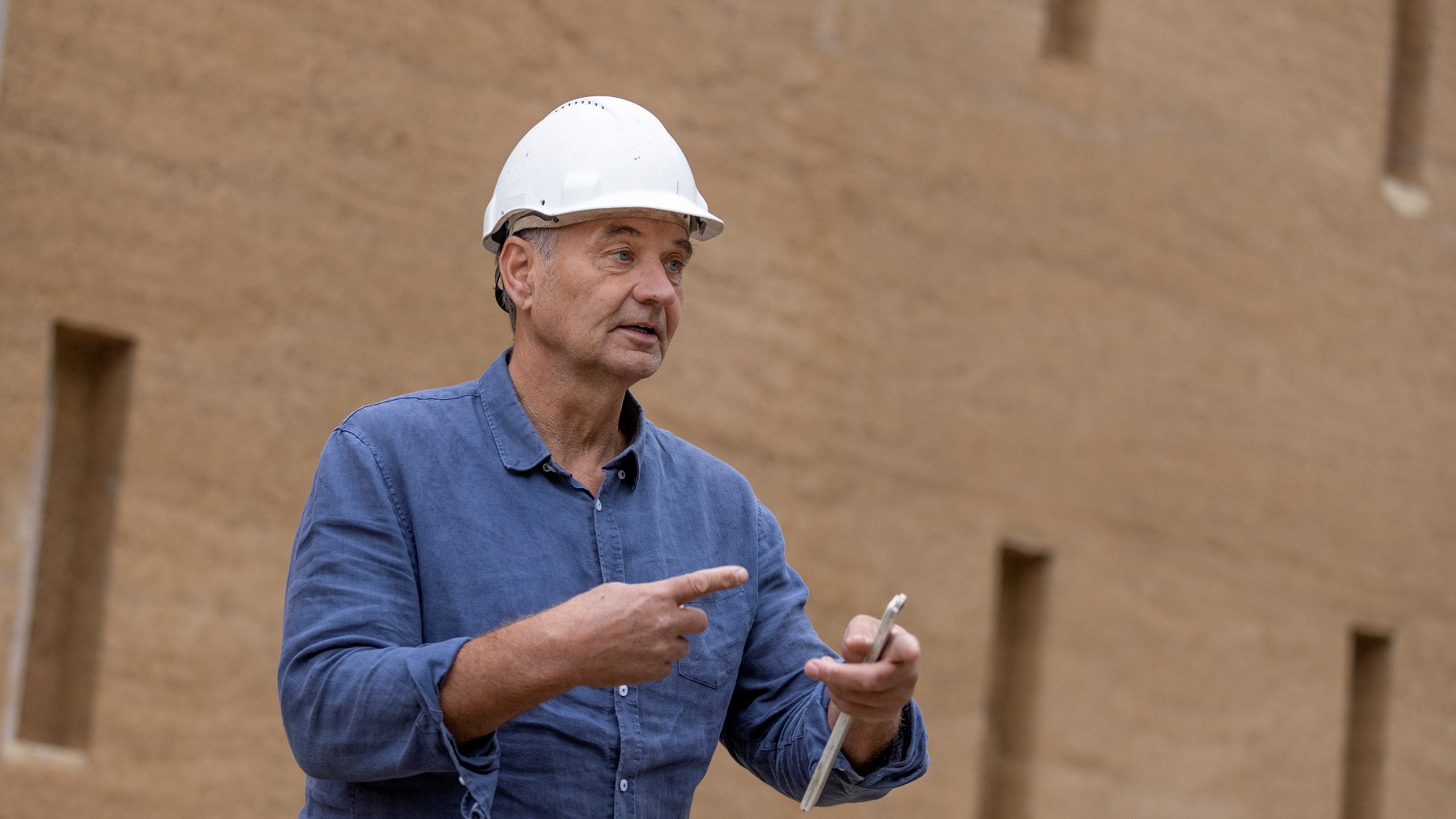 Rens Borgers bouwt al jaren met hennep. Foto: APA 