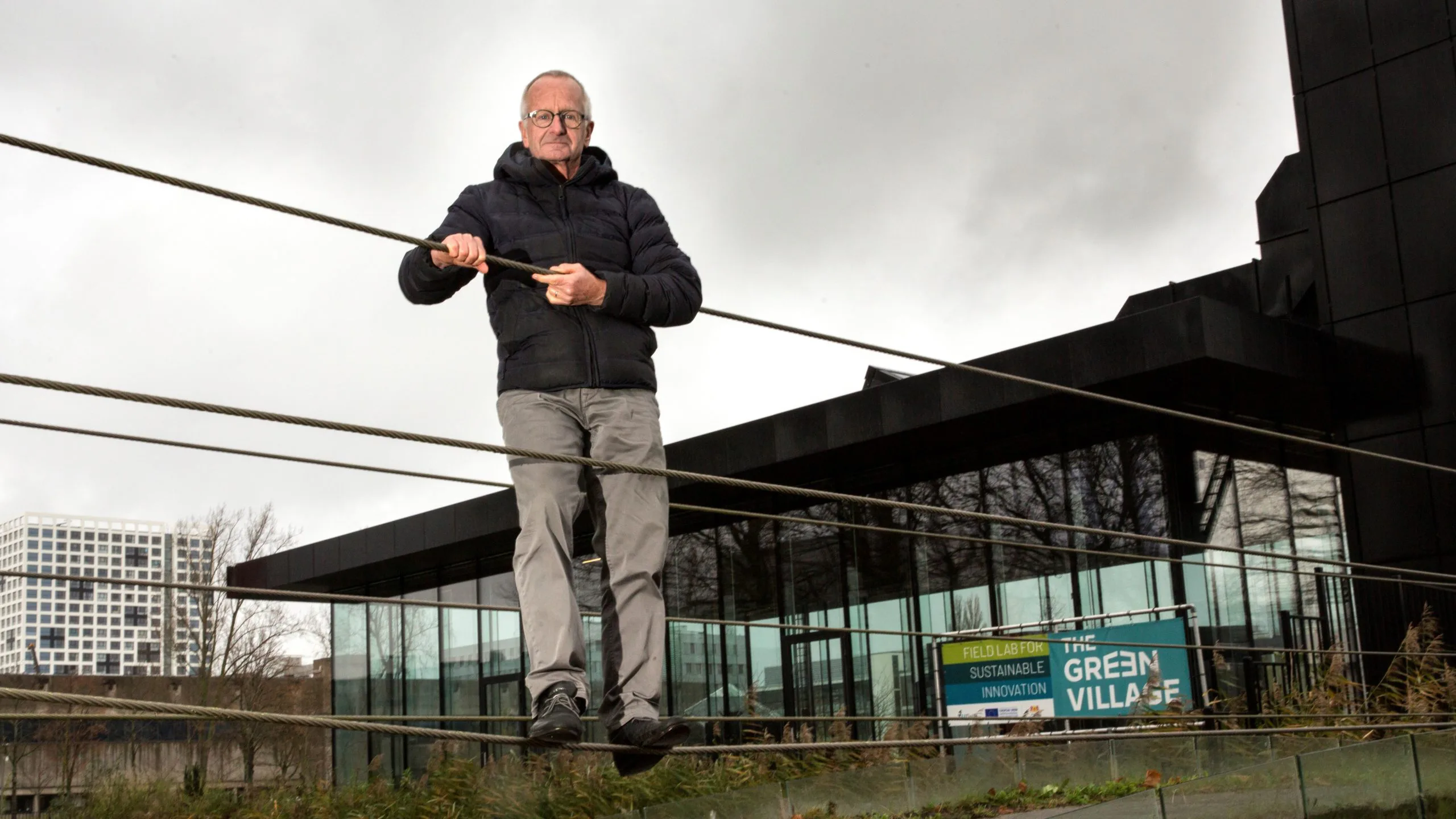 Emeritus hoogleraar Building Engineering Rob Nijsse. Foto: Suzanne van de Kerk