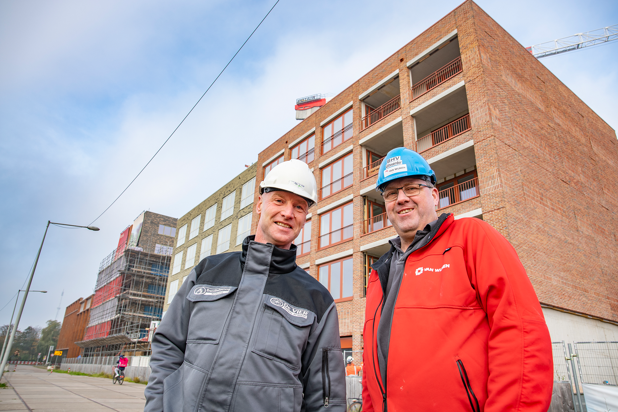 (v.l.n.r.) Dennis Immerzeel en René Hoegee bij Cluster II