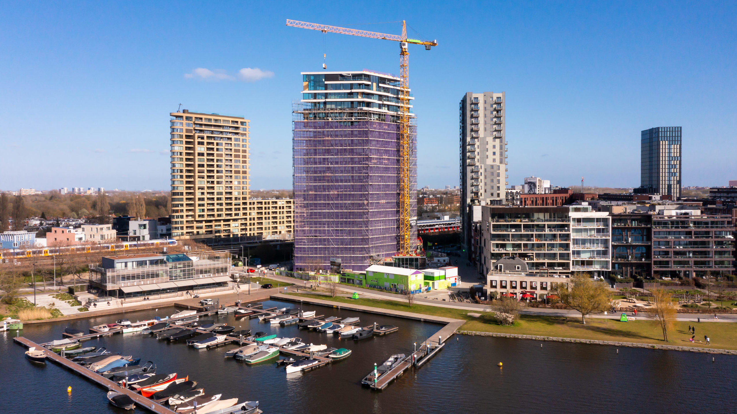 HAUT Amsterdam bouwproces 2020-2021