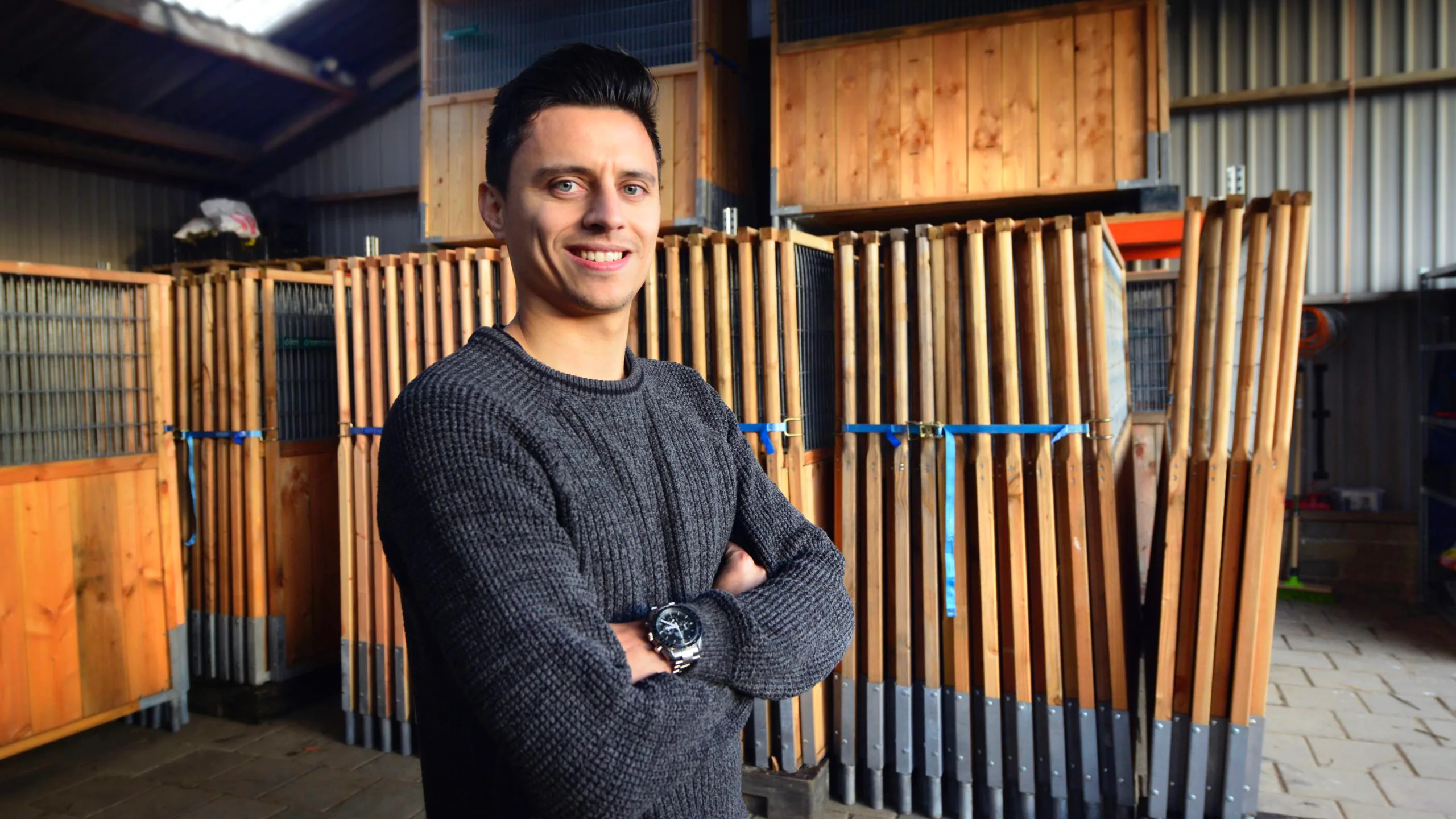 Hugo Ward, een van de oprichters van Groene Bouwhekken. Foto: Ton Borsboom