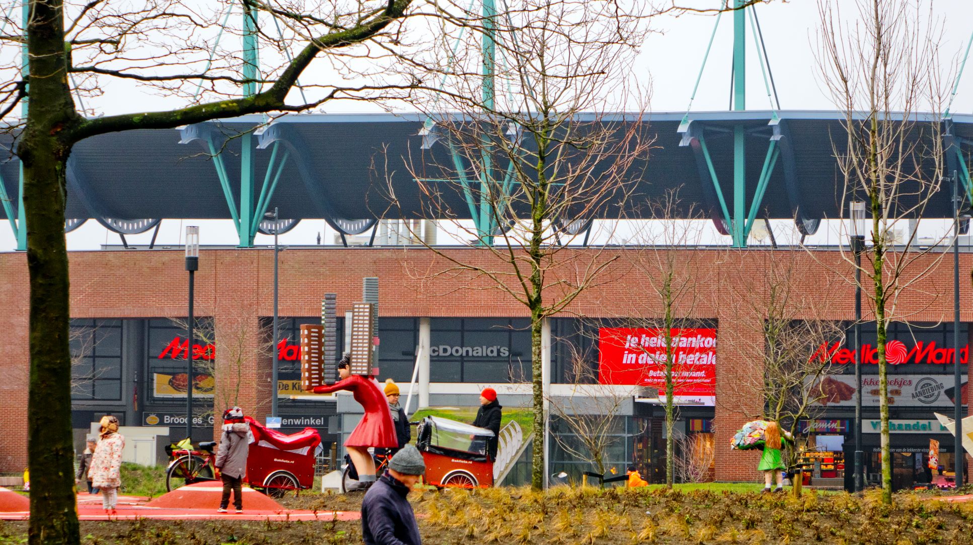 Nu nog winkelcentrum In de Bogaard, straks Bogaard Stadscentrum. Foto: Johan Nebbeling