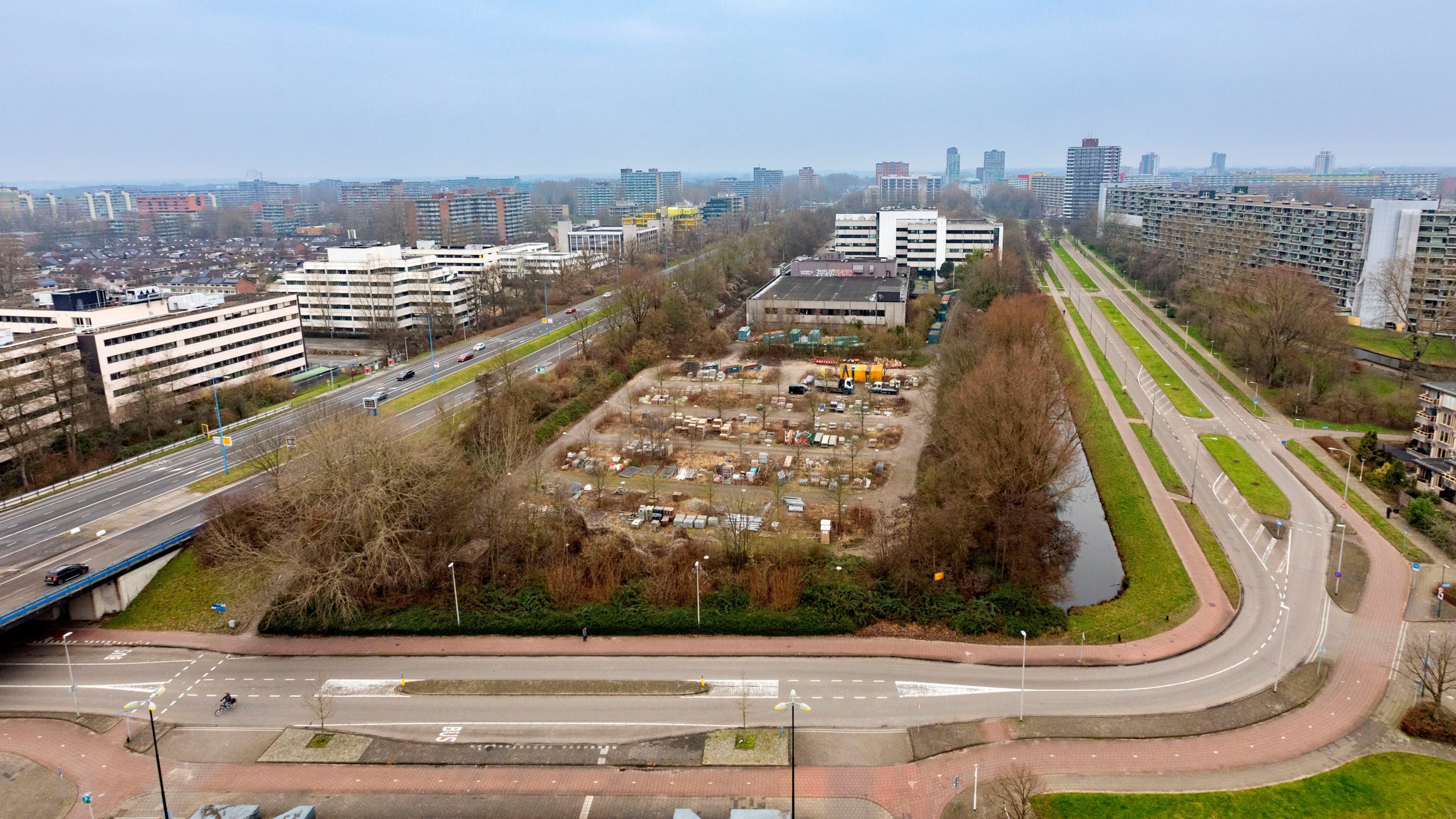 Bouwlocatie Entree in Zoetermeer.
Foto: Guido Benschop