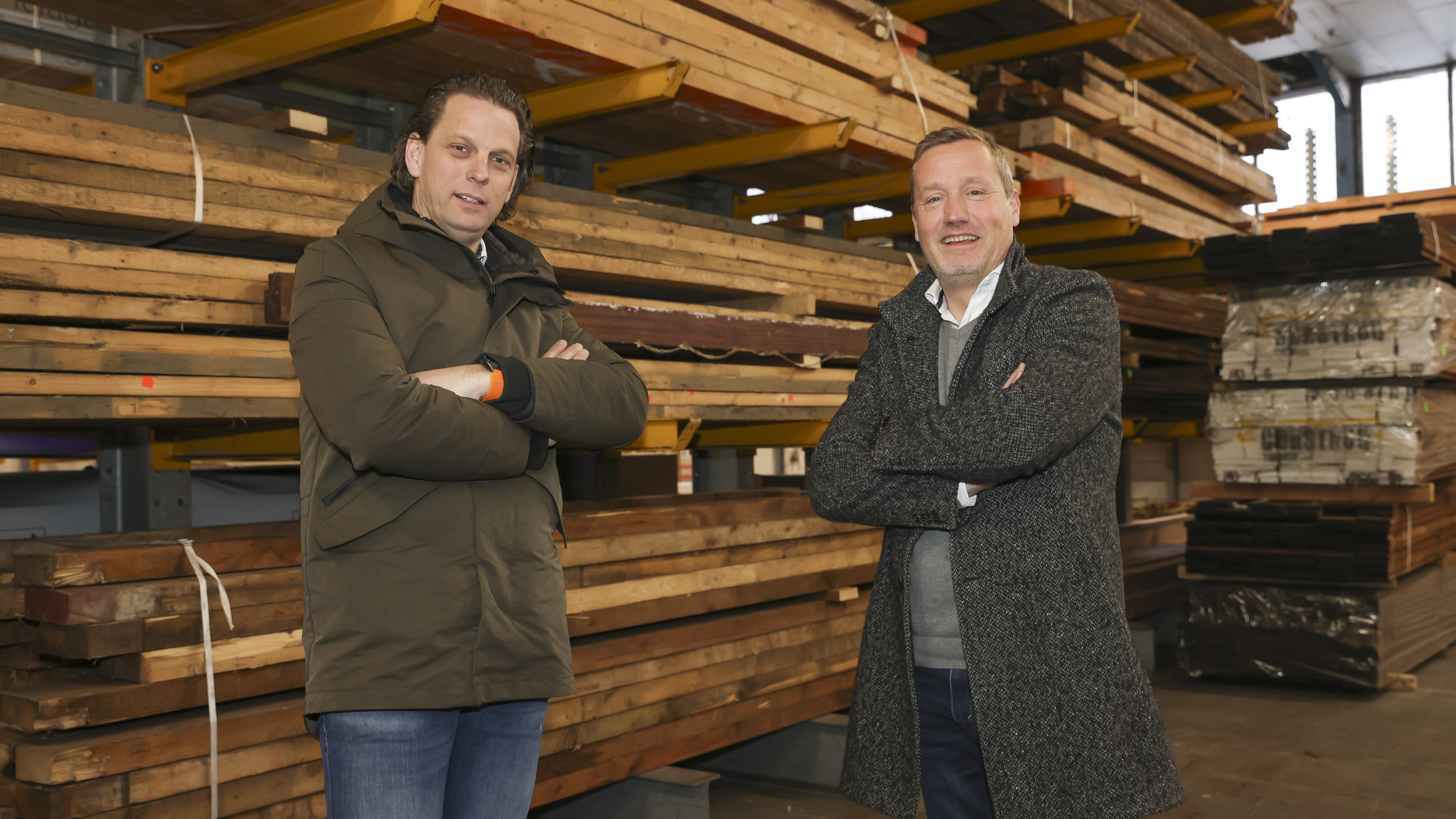 Maarten Lemmens (l) en Dirk Ploegstra. Foto Martin Mooij