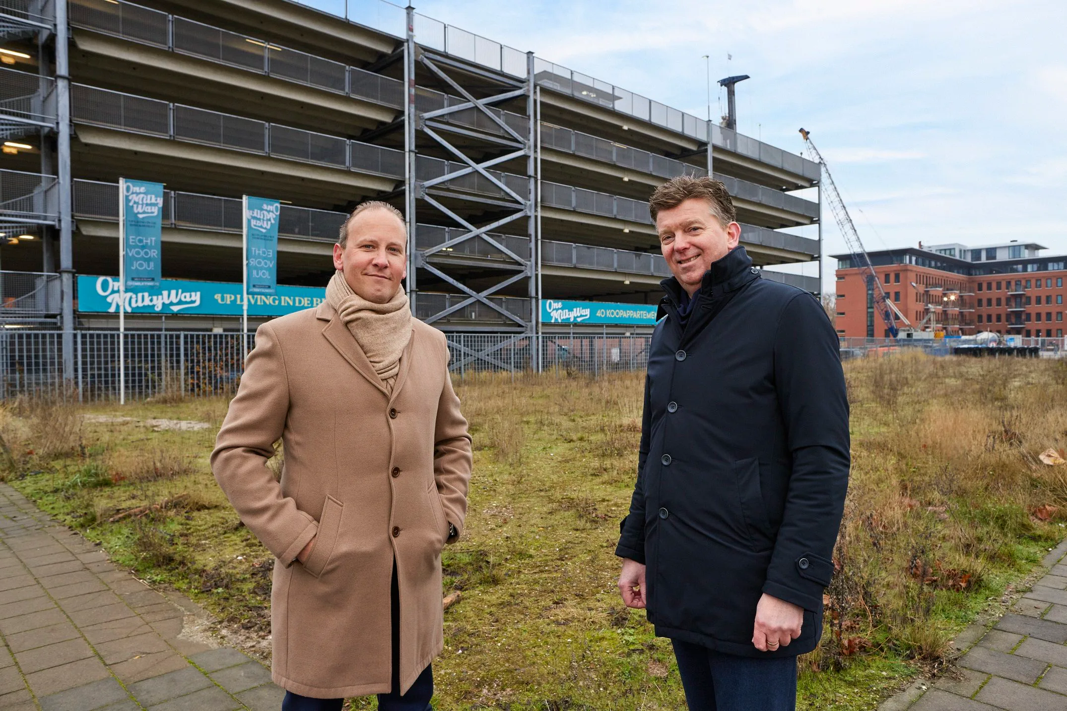 Vlnr Martijn van der Zande en Hans Meurs