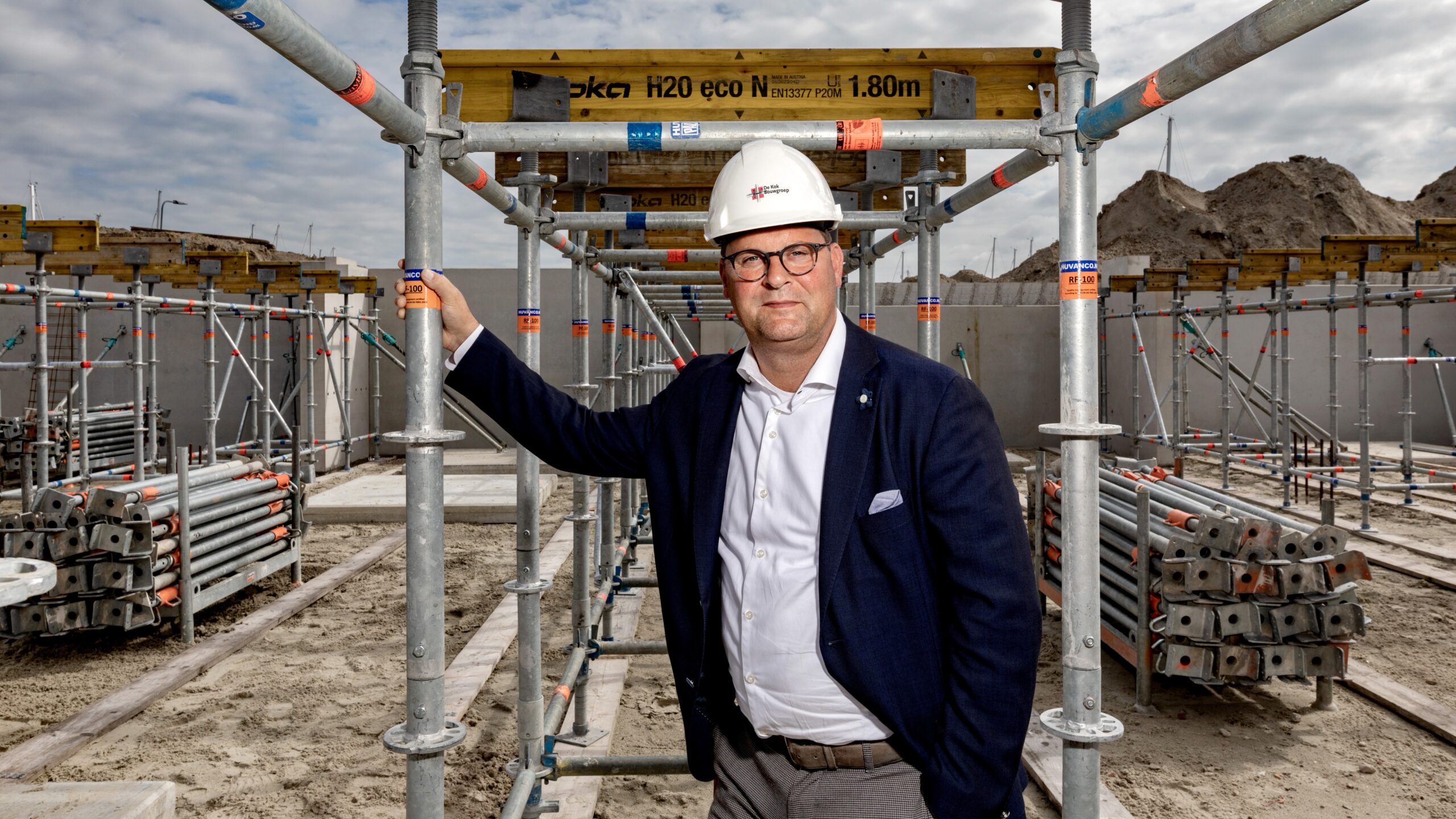 Robbert van de Sande is helemaal klaar met de prijsstijgingen in de bouw. 
Foto: Guido Benschop