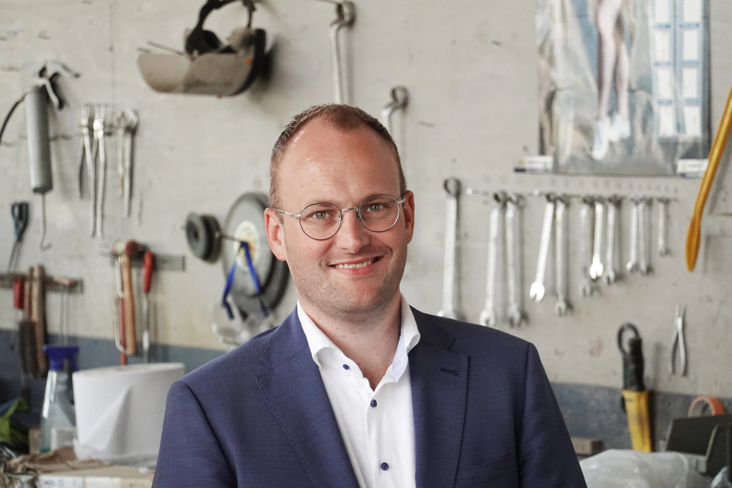 Wybe Iedema van Jorritsma Bouw. Hans Jorritsma wilde niet op de foto. Foto: Alex de Haan