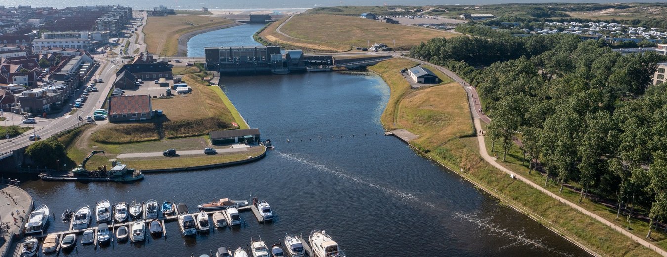 De Limes Bubble Barrier bij Katwijk. Foto: The Great Bubble Barrier.