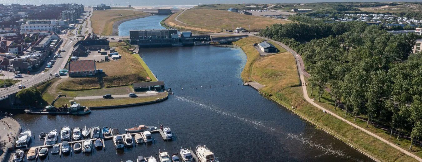 De Limes Bubble Barrier bij Katwijk. Foto: The Great Bubble Barrier.
