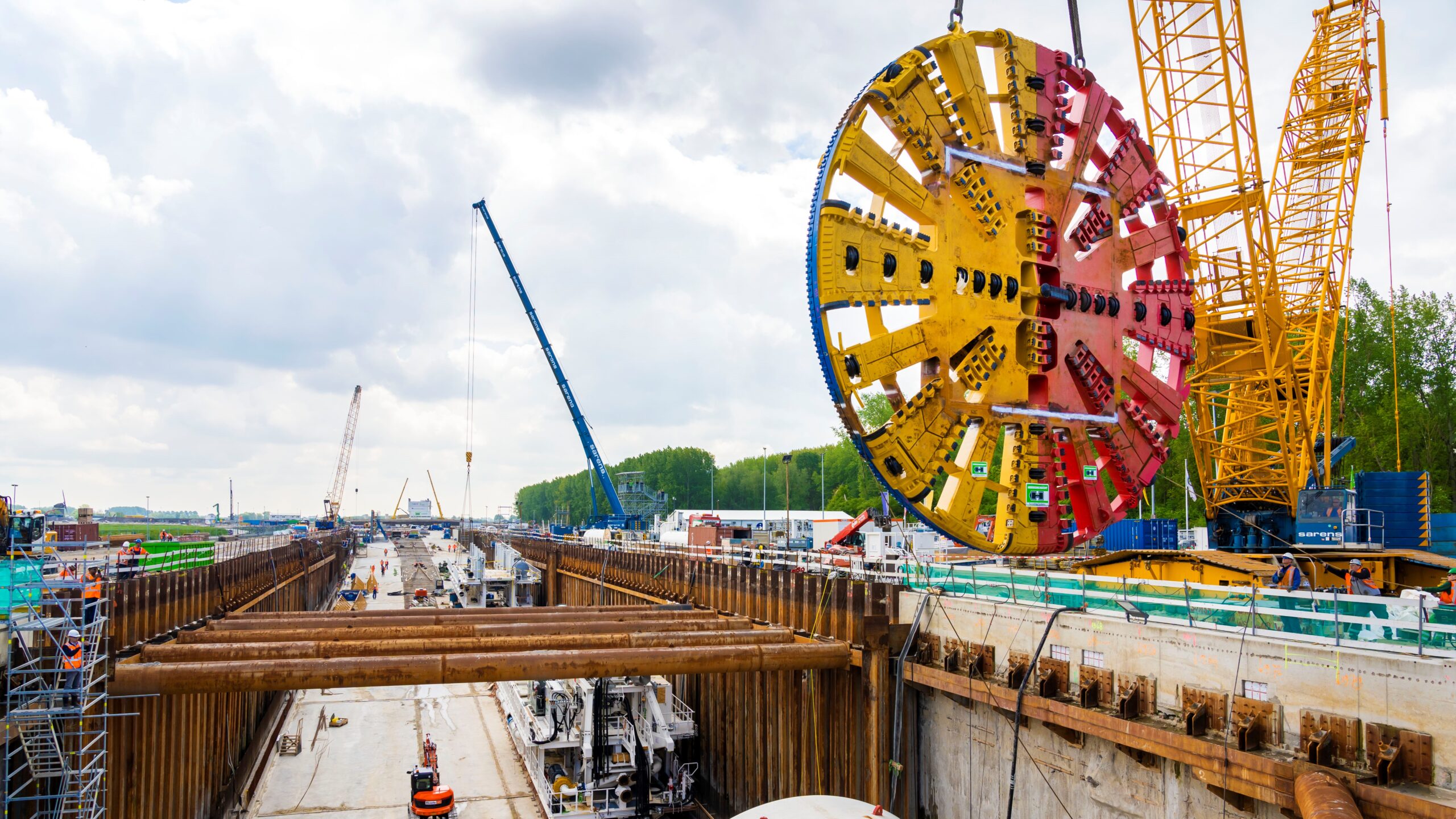 Graafwiel tunnelboormachine. Foto: Rick Keus