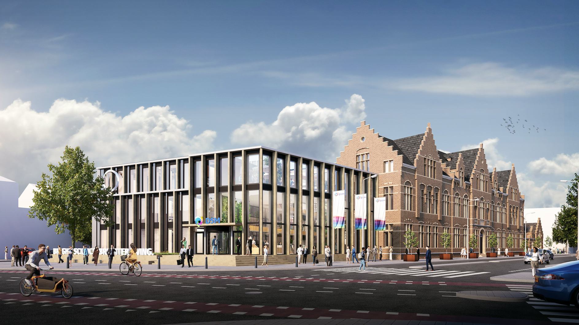 taart trommel knuffel DSM bouwt nieuw hoofdkantoor in Maastricht