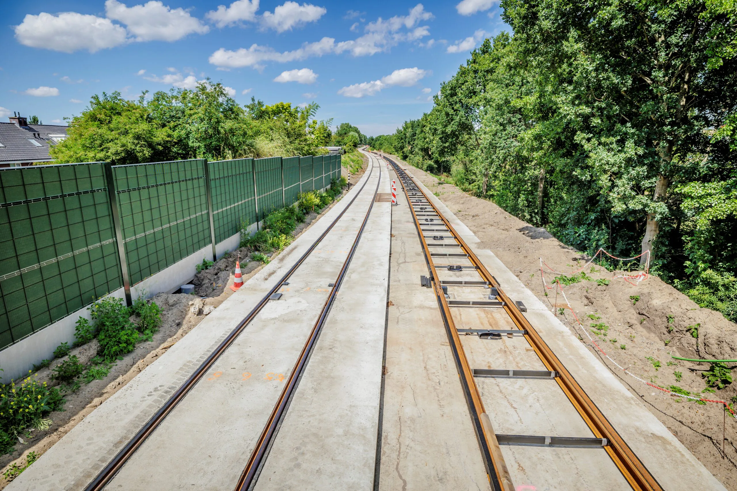 Dura Vermeer nam softwarespecialisten van VanMeijel mee naar projectlocaties, zoals de Uithoornlijn.
