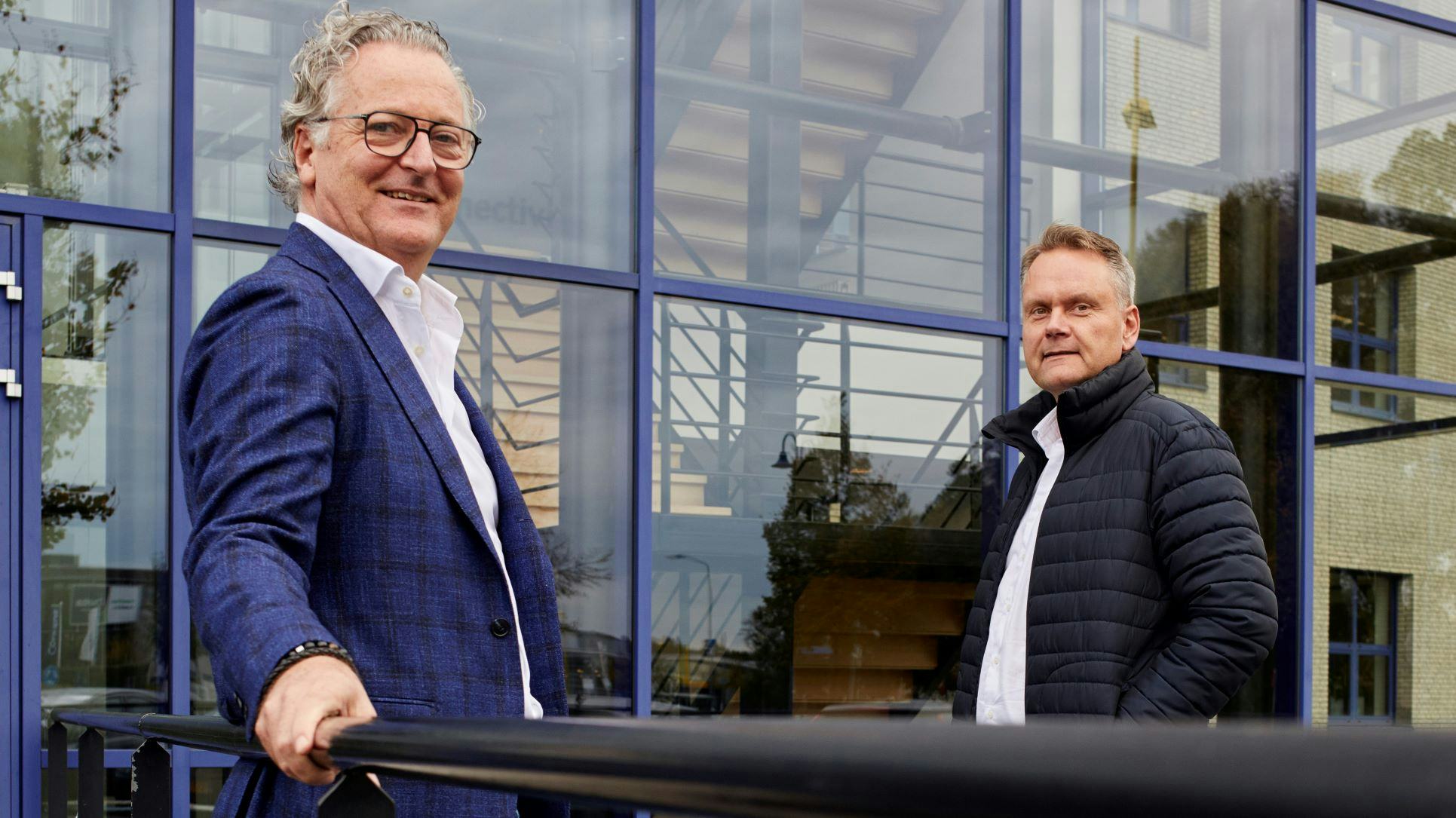 Pieter Sybrandy (links) en Patrick Hafkamp. Foto: Christiaan Krouwels