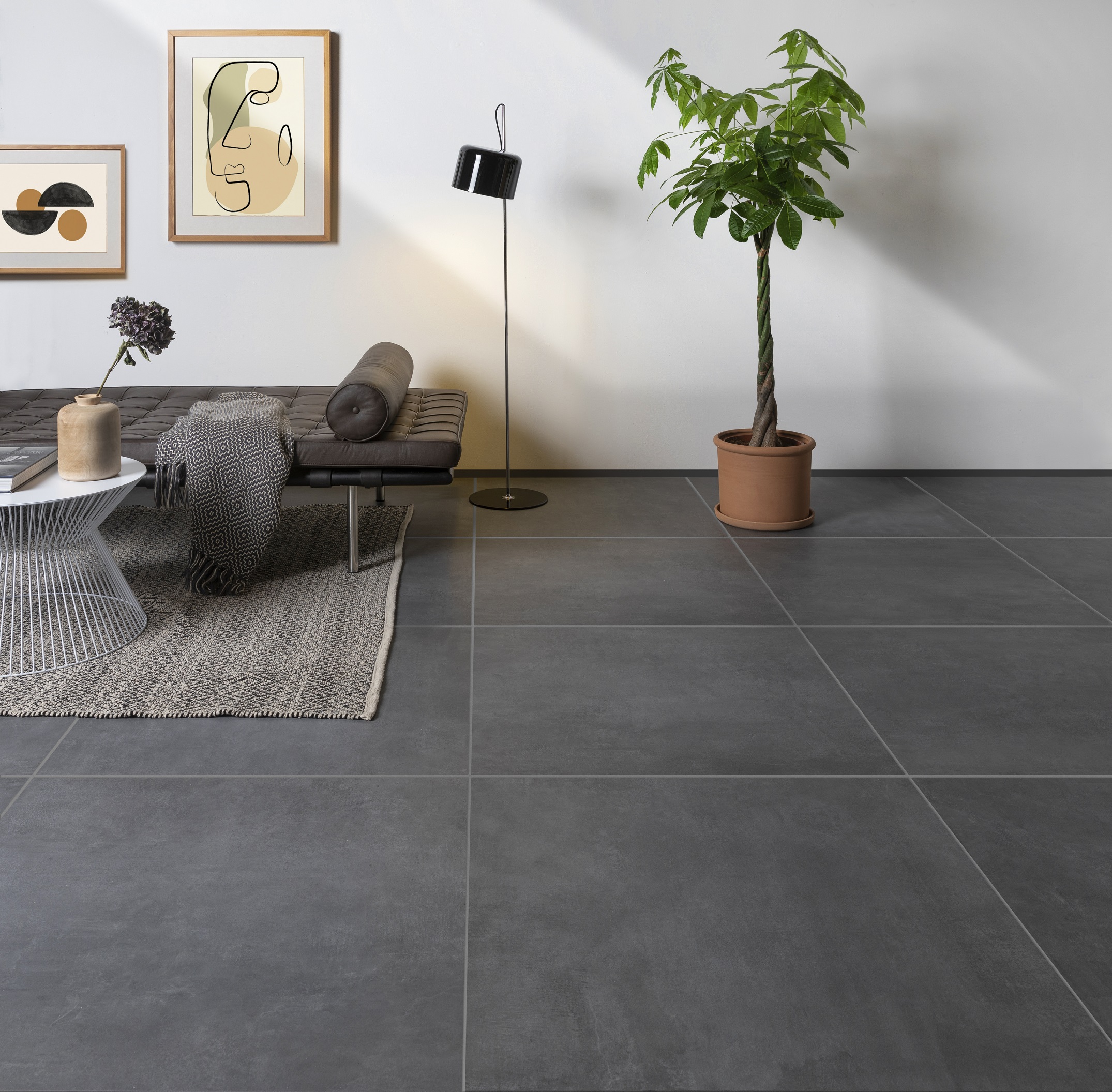 Een tegelvloer heeft de laagste milieu-impact en de langste levensduur