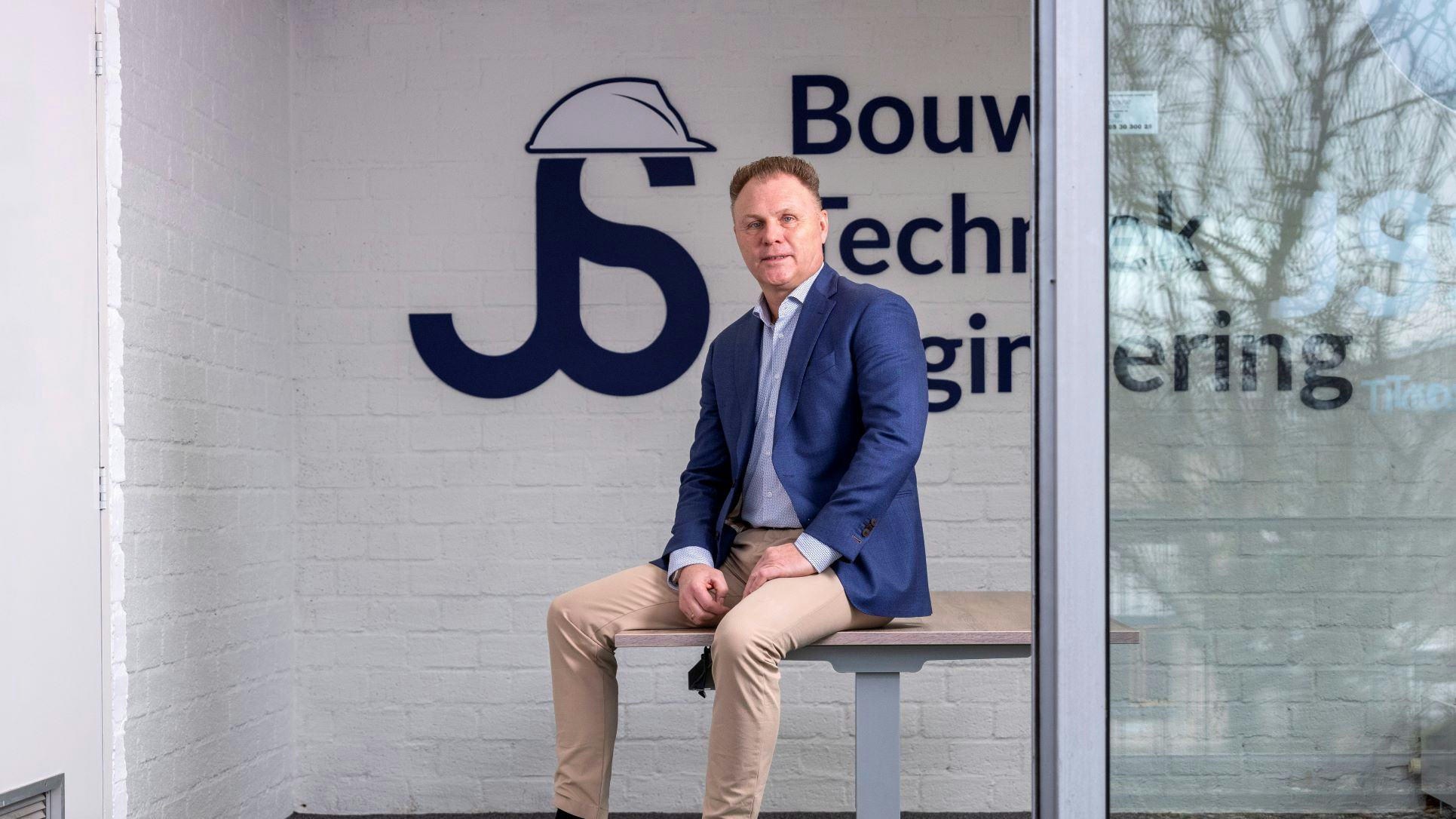René van Beek is commercieel directeur bij arbeidsbemiddelaar JS Groep. Foto: Guido Benschop