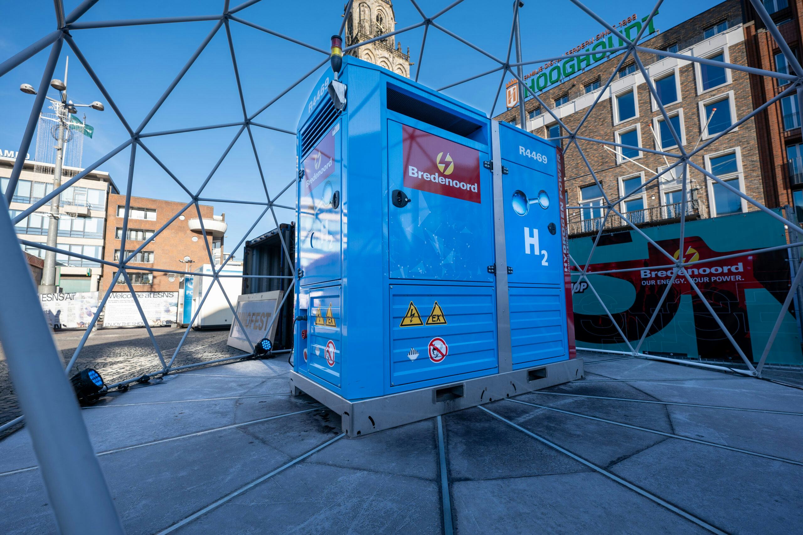 De waterstofaggregaat van Bredenoord.