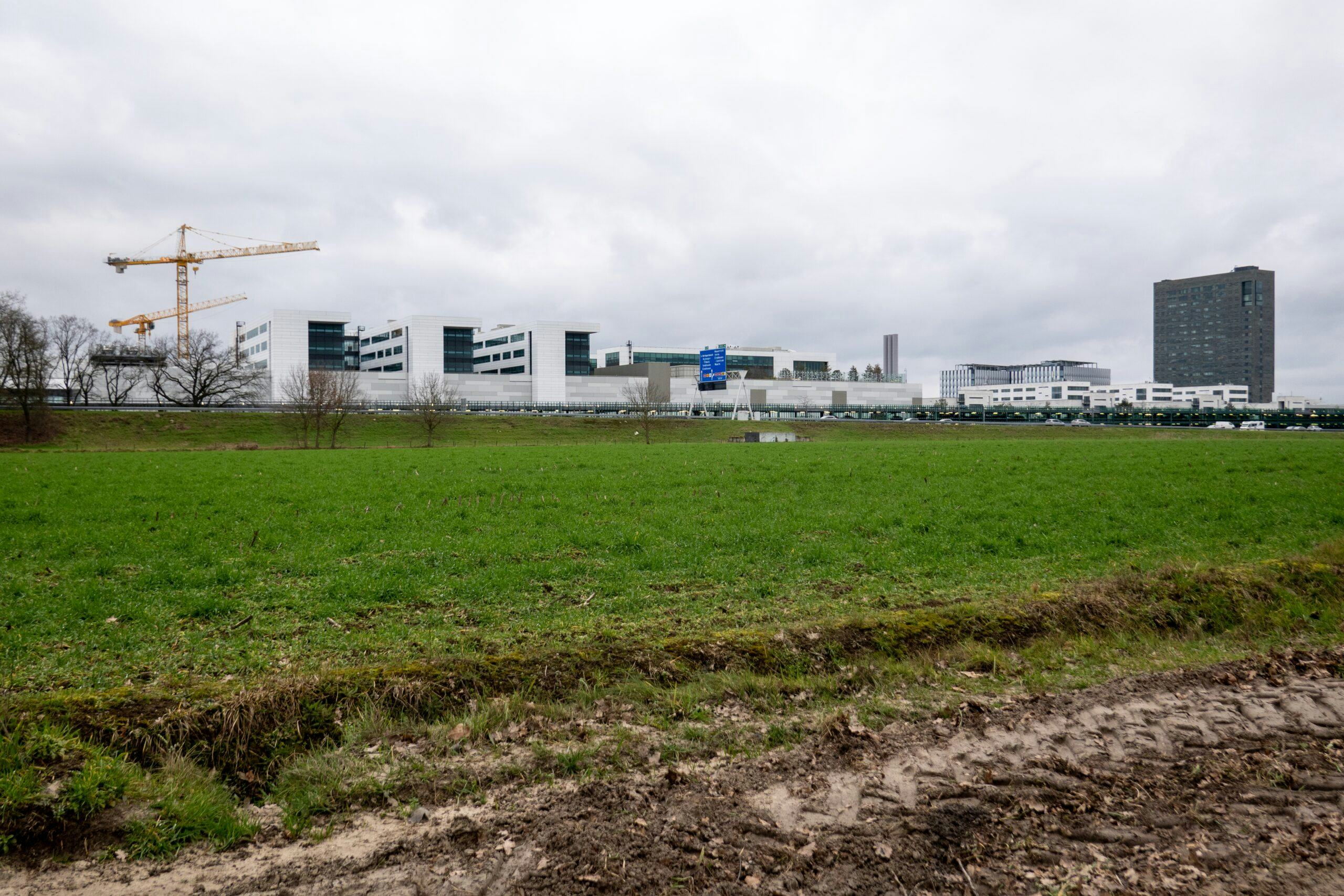 Uitbreiding van het pand van ASML in Veldhoven. Foto: ANP / Hollandse Hoogte / Astrid Huis