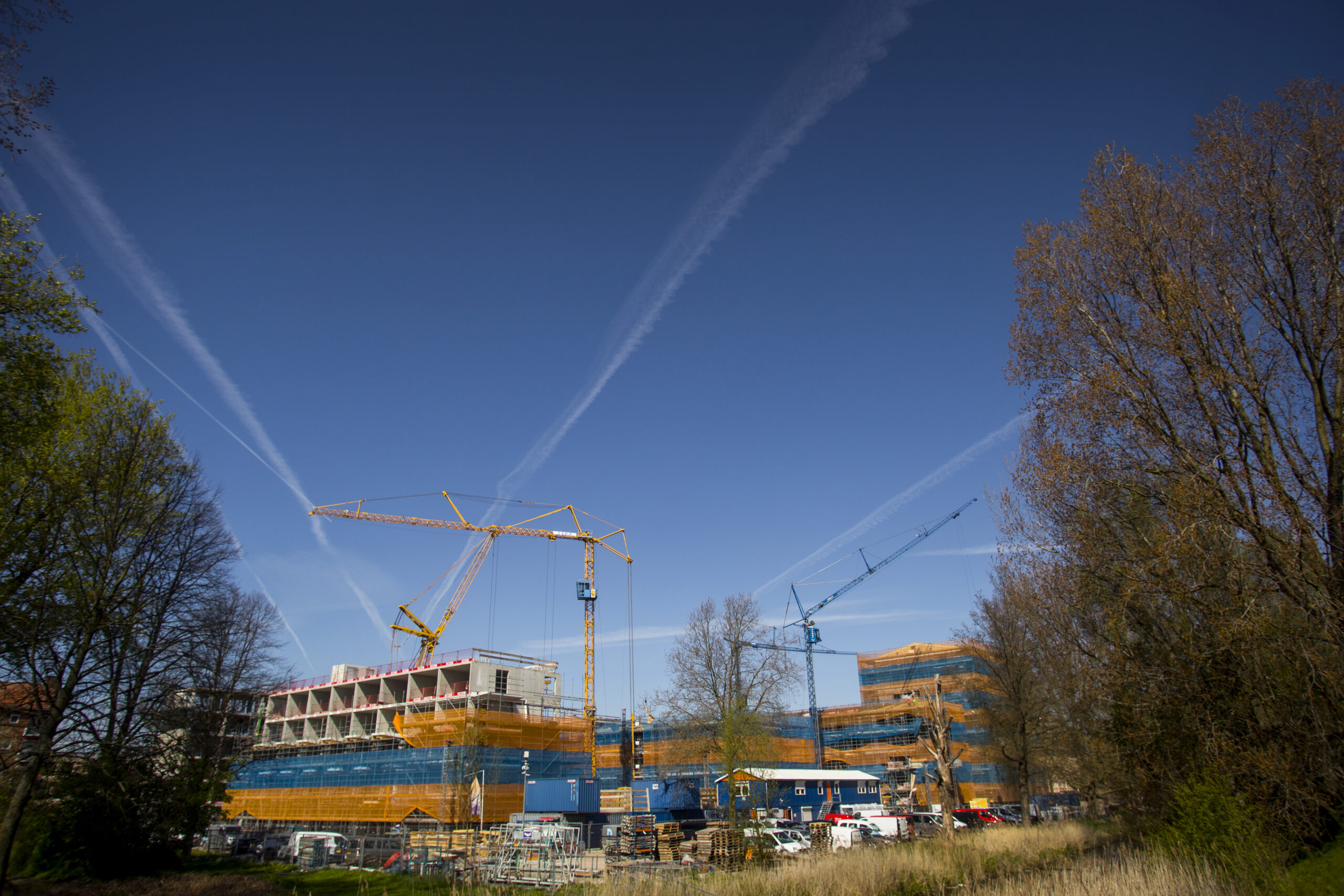 De Alliantie stond garant voor de koopwoningen in de Jacob Geelstraat in Amsterdam. Foto Eran Oppenheimer