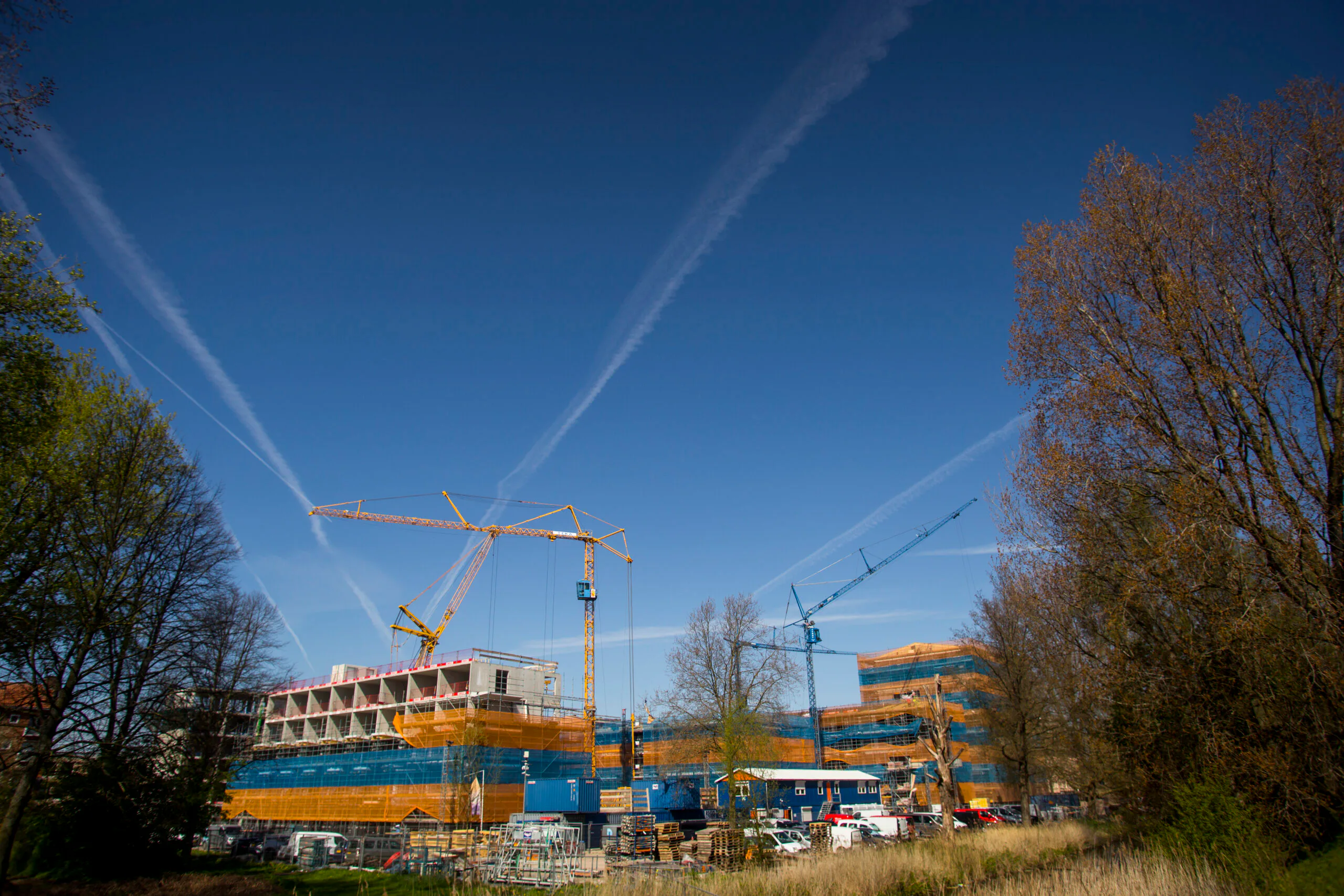 De Alliantie stond garant voor de koopwoningen in de Jacob Geelstraat in Amsterdam. Foto Eran Oppenheimer