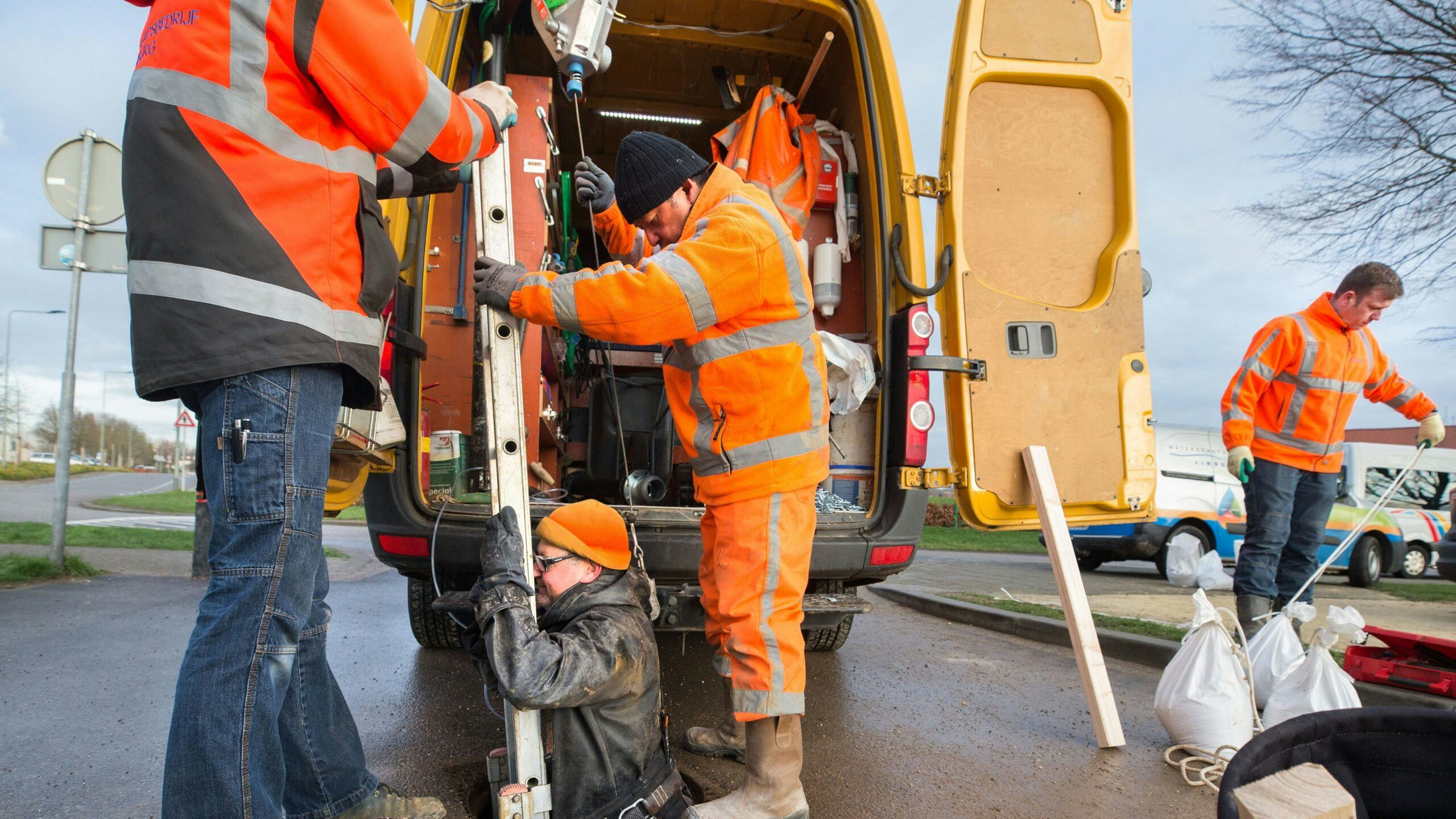 Waterschapsbedrijf Limburg test de waterbuffers. Foto: ANP