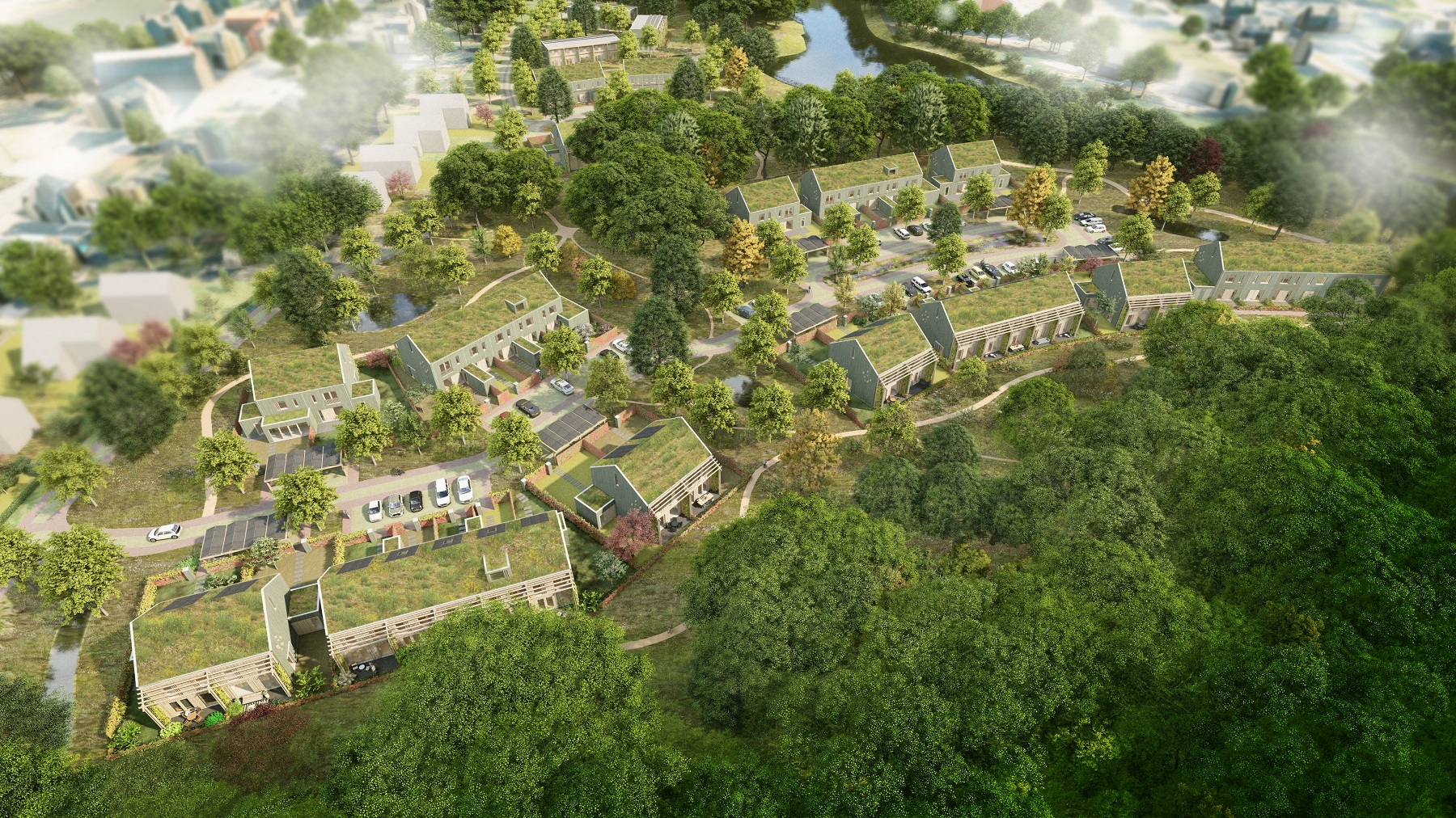 Artist Impression WeideWald Doetinchem: beeld MIX architectuur