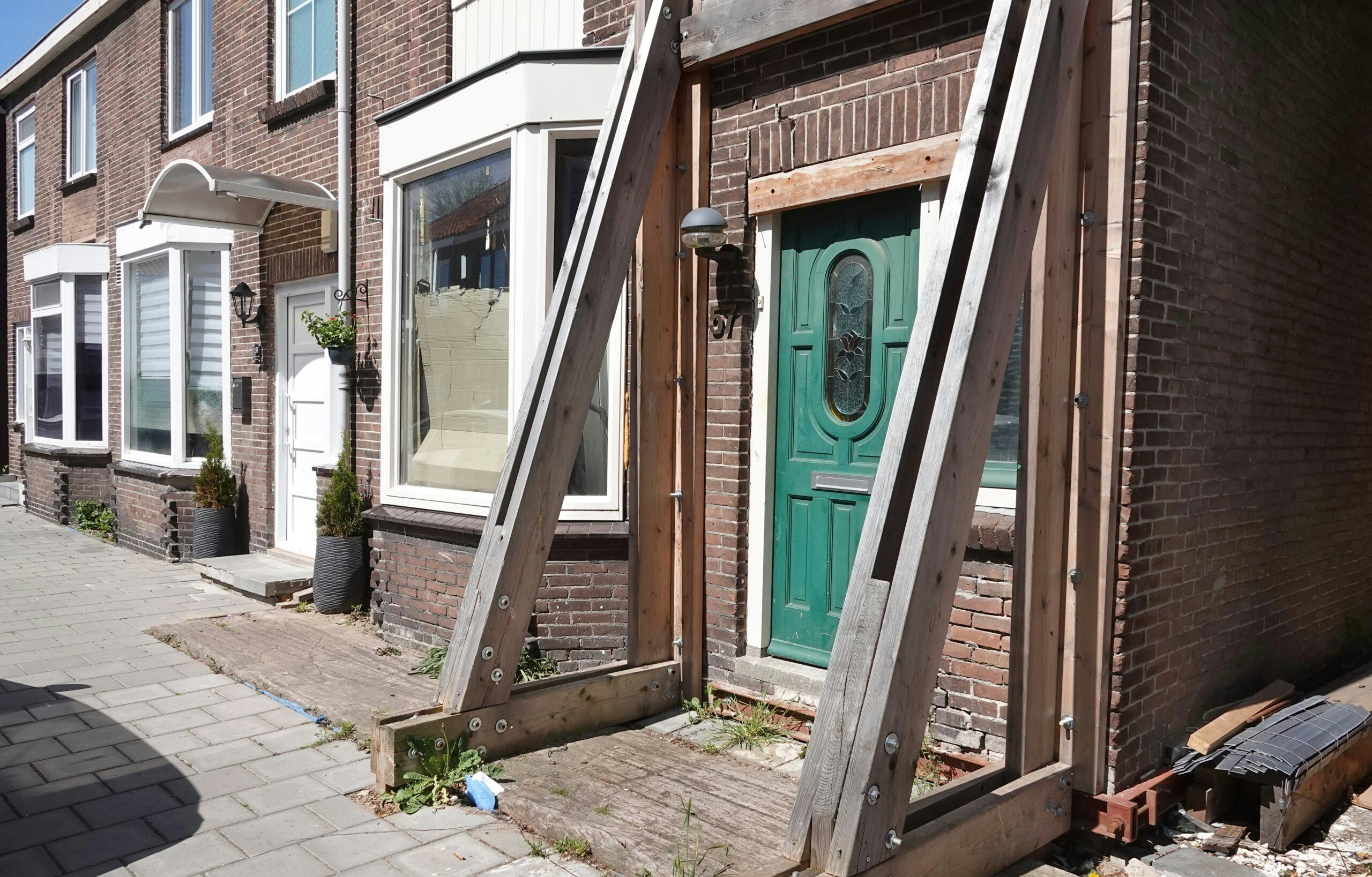 Funderingsproblemen in Zaandam. Foto : ANP/ HH / Berlinda van Dam