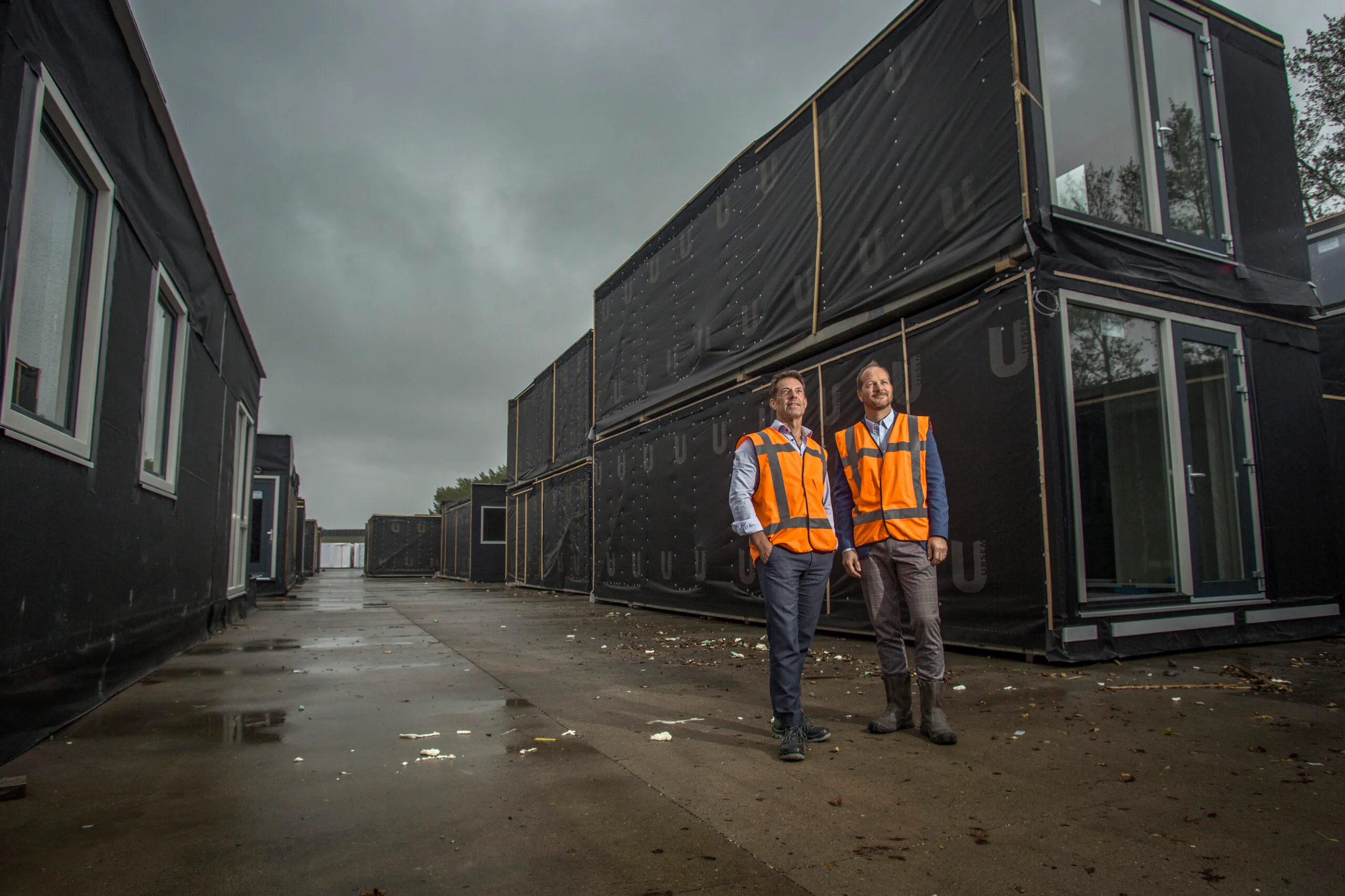 Coos Schouten (l) en Boaz de Boer. Foto: Eran Oppenheimer