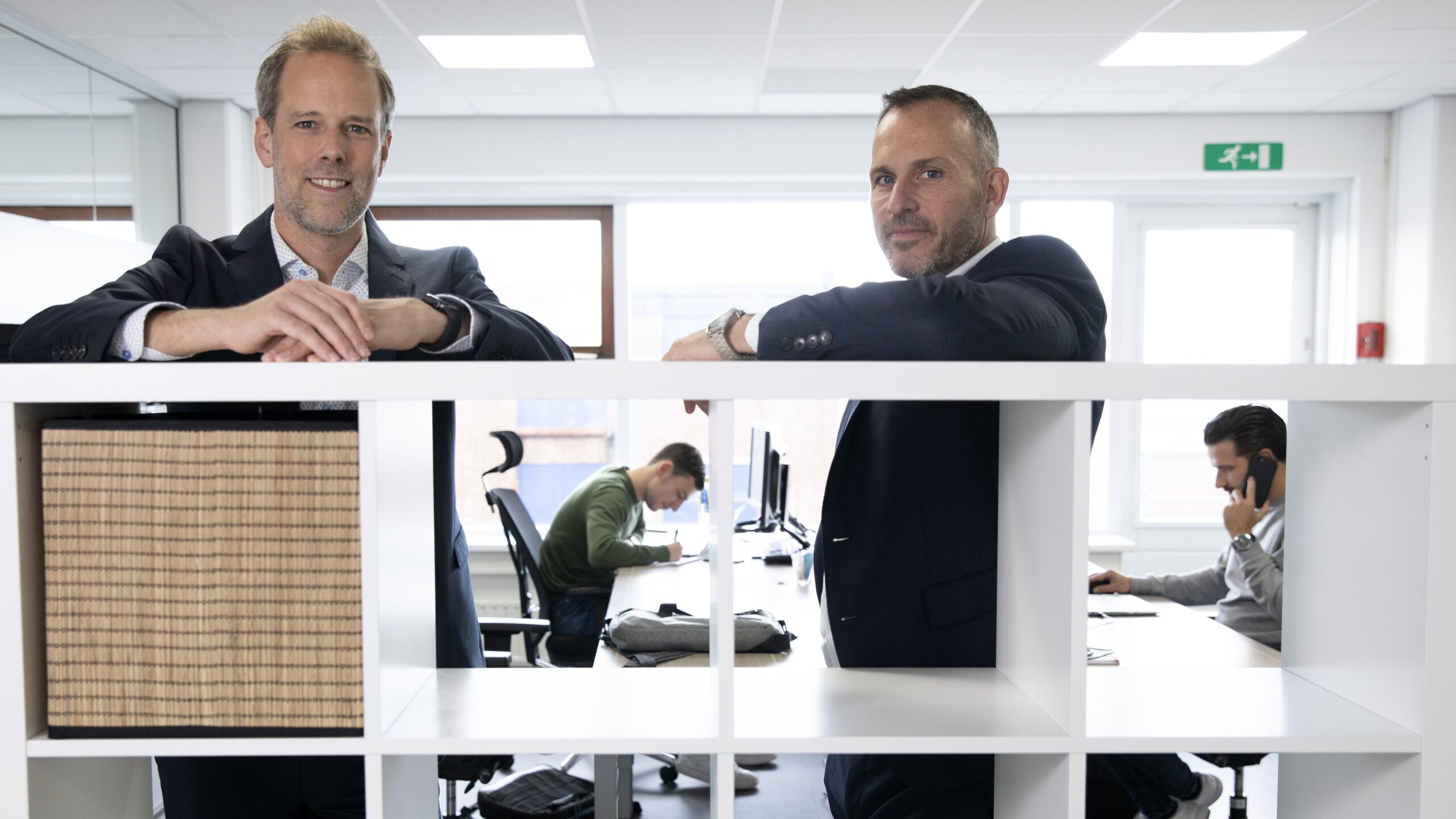 Wesly Verhaert met zijn compagnon Jeroen Breekveldt. Foto: Suzanne van de Kerk