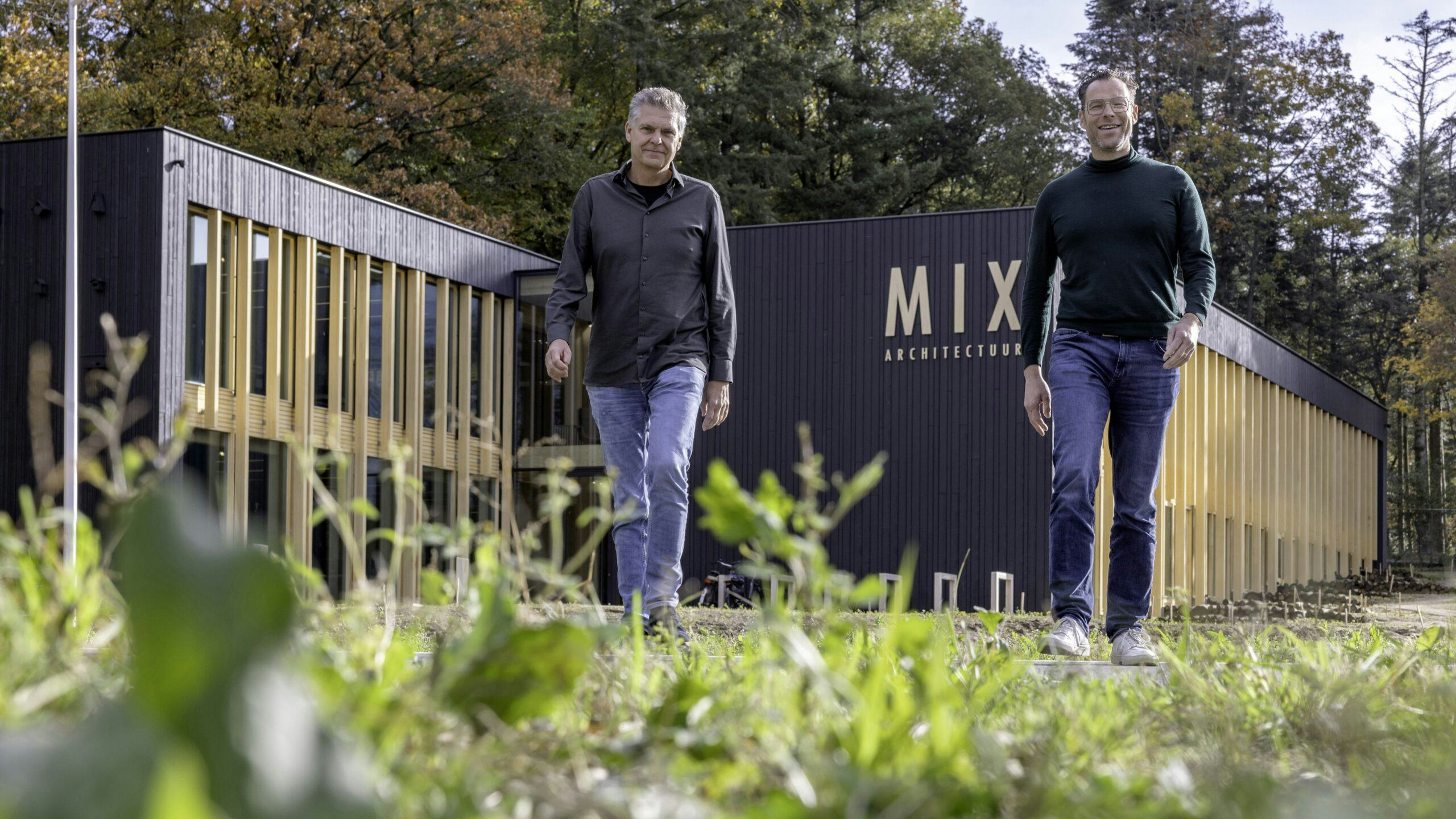 Reinier Ubels (links) en Jorrit Blom, van MIX Architectuur. Foto: Sjef Prins/APA Foto