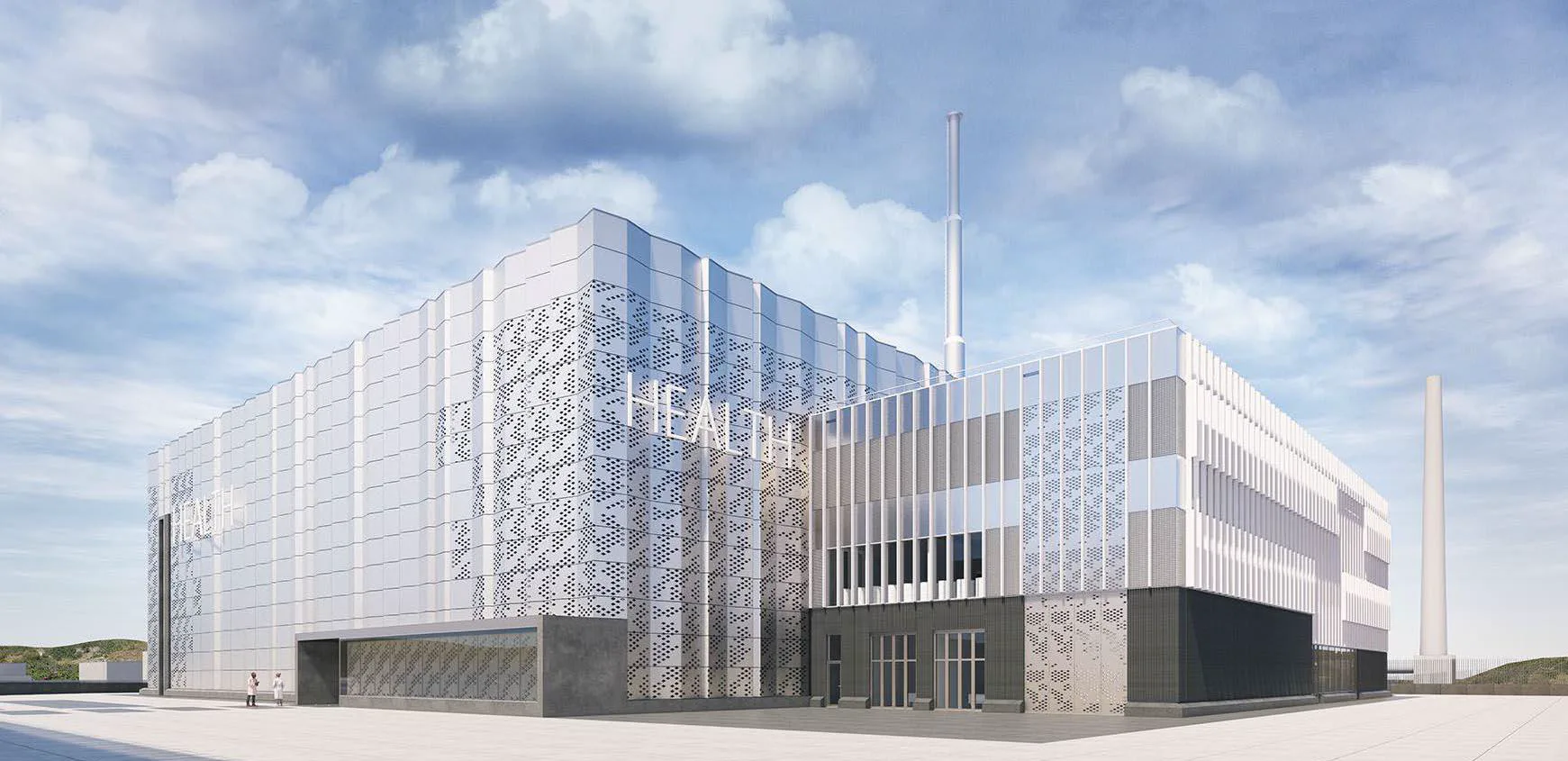 Artist impression van de nieuwe isotopen-reactor. Beeld: Pallas.