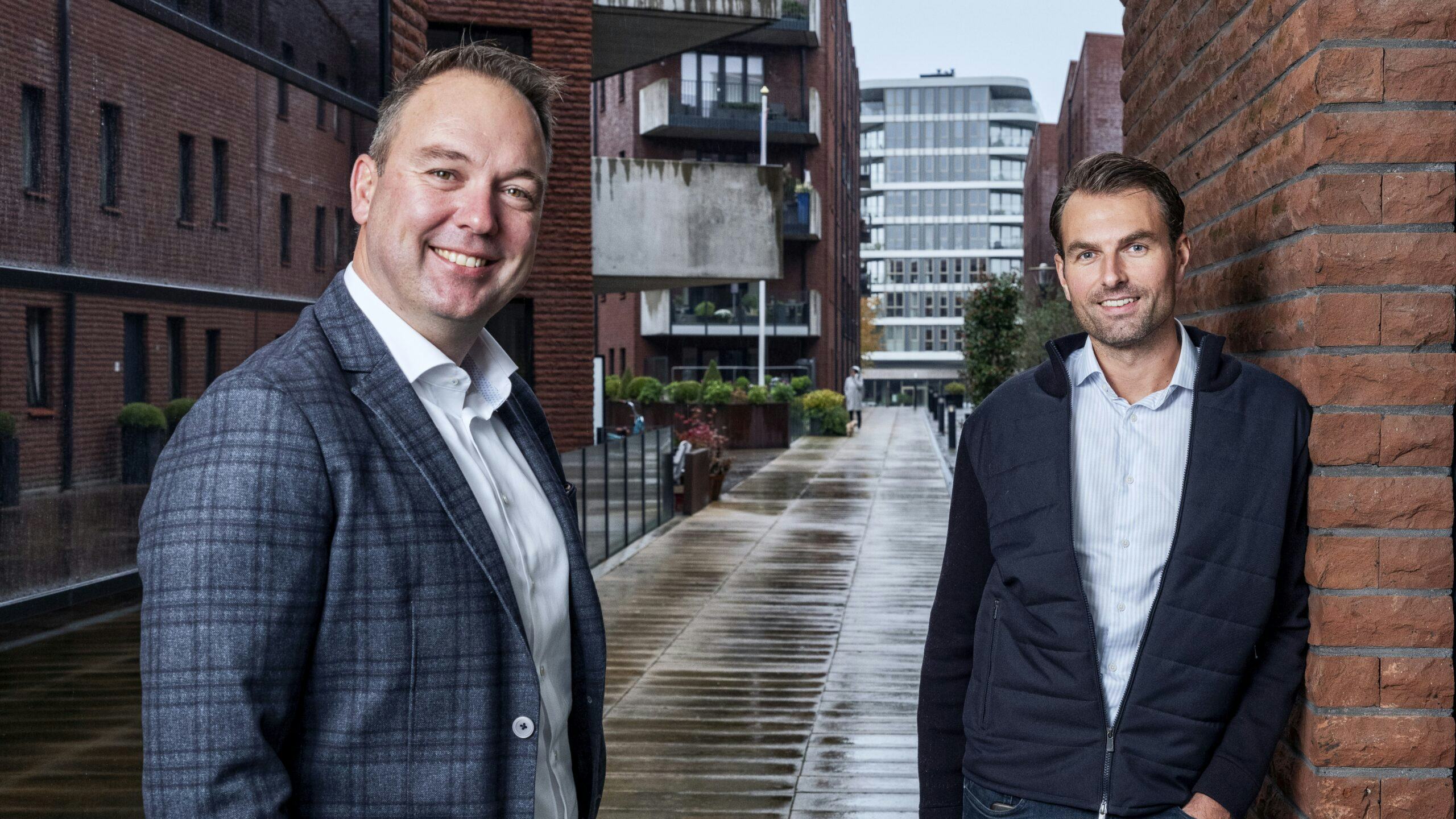 Bart Maas (l) en Roel van Drongelen, directie Thunnissen Groep. Foto: Guido Benschop