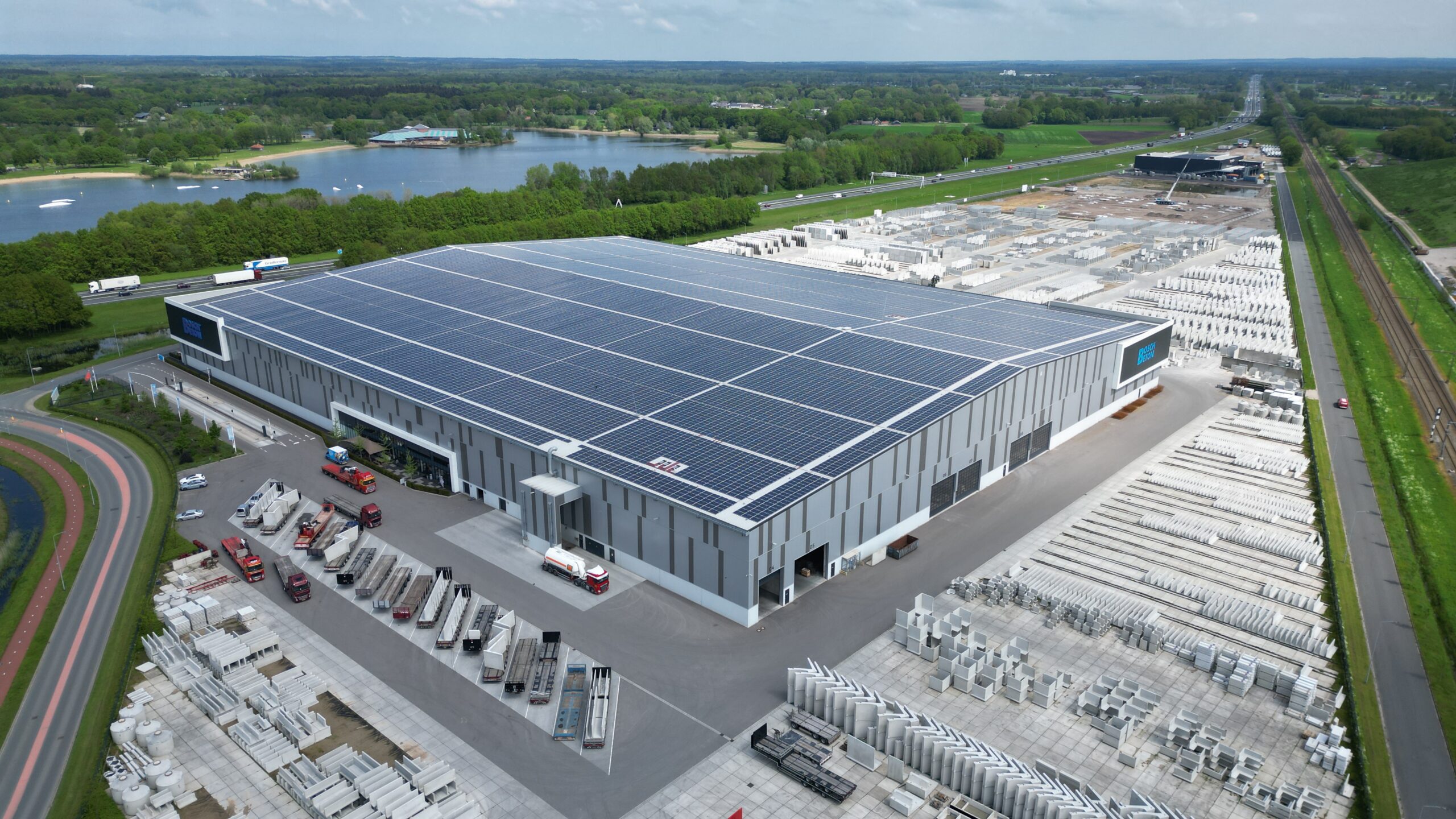 Bosch Beton maakt milieu-impact inzichtelijk met CO₂-labels op keerwanden