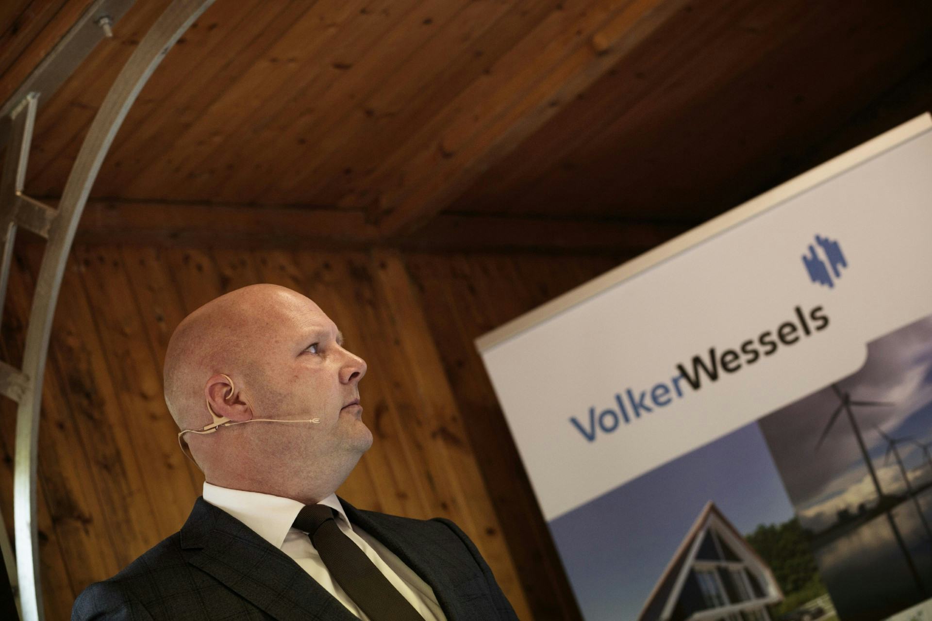 Alfred Vos, ceo van VolkerWessels bij beursgang in 2017. Foto: Eran Oppenheimer