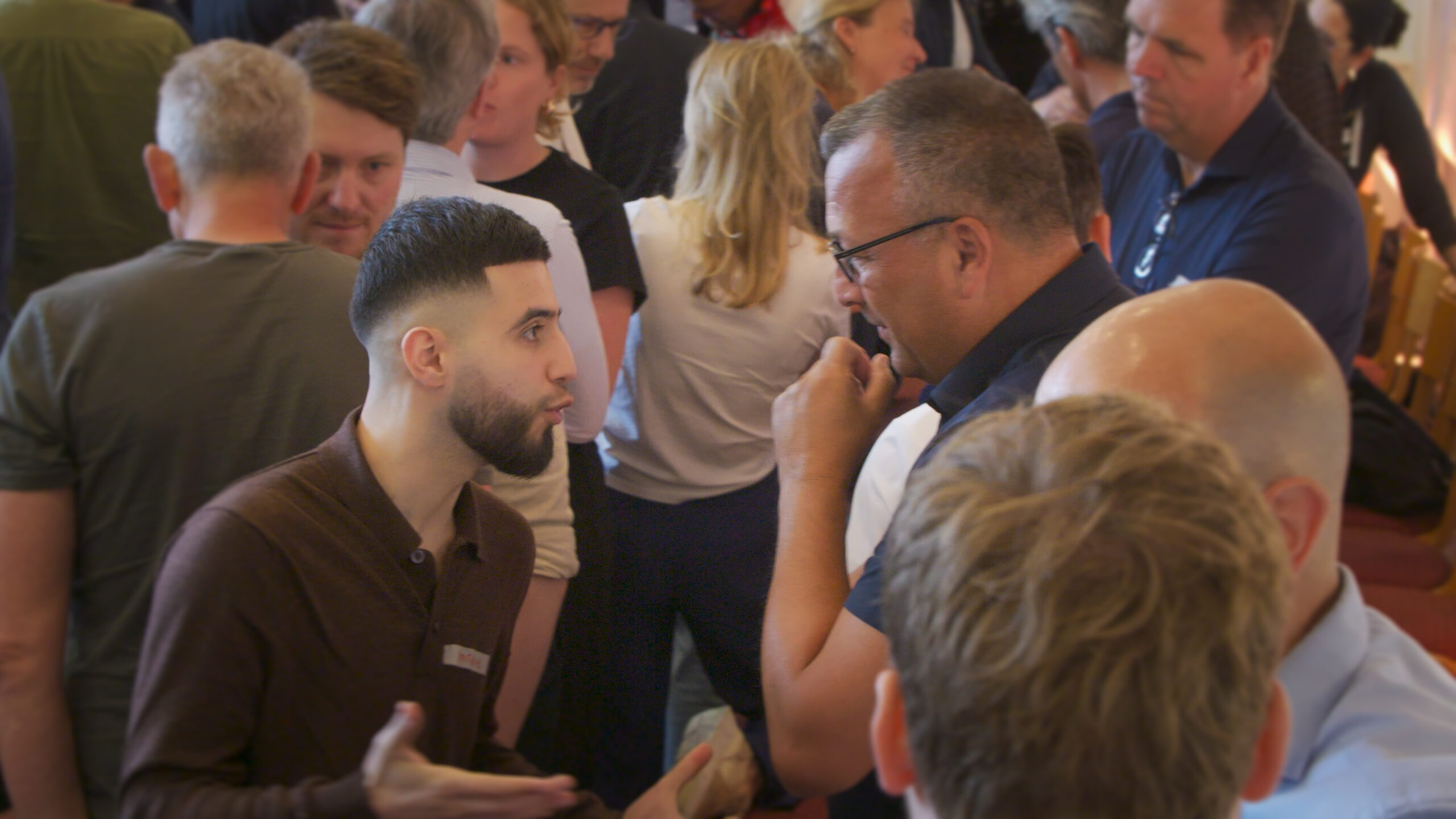 Onder de 180 deelnemers van de Inframarathon waren zowel veel bestuurders als jongere professionals. Foto: Kees Veling