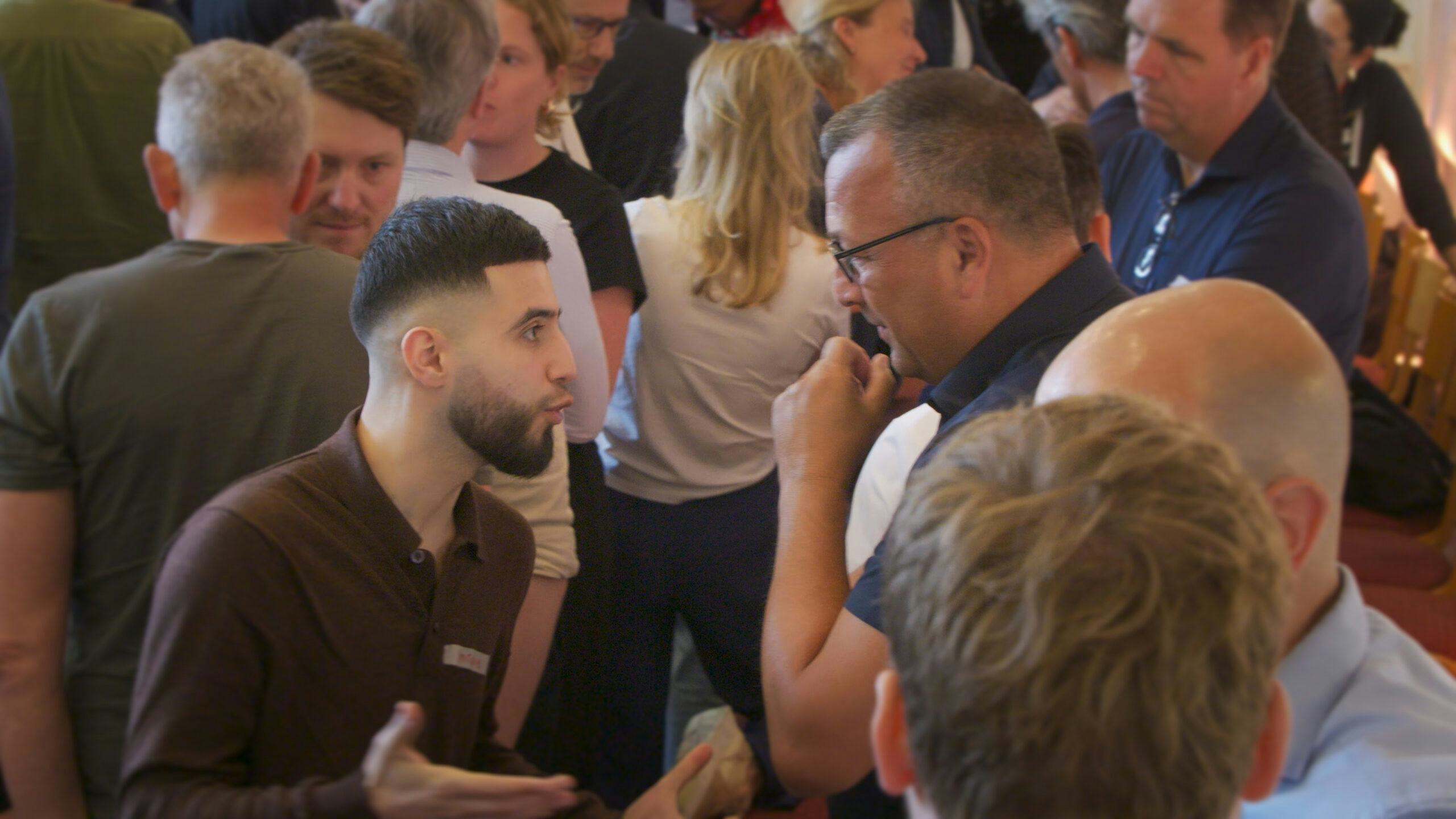 Onder de 180 deelnemers van de Inframarathon waren zowel veel bestuurders als jongere professionals. Foto: Kees Veling