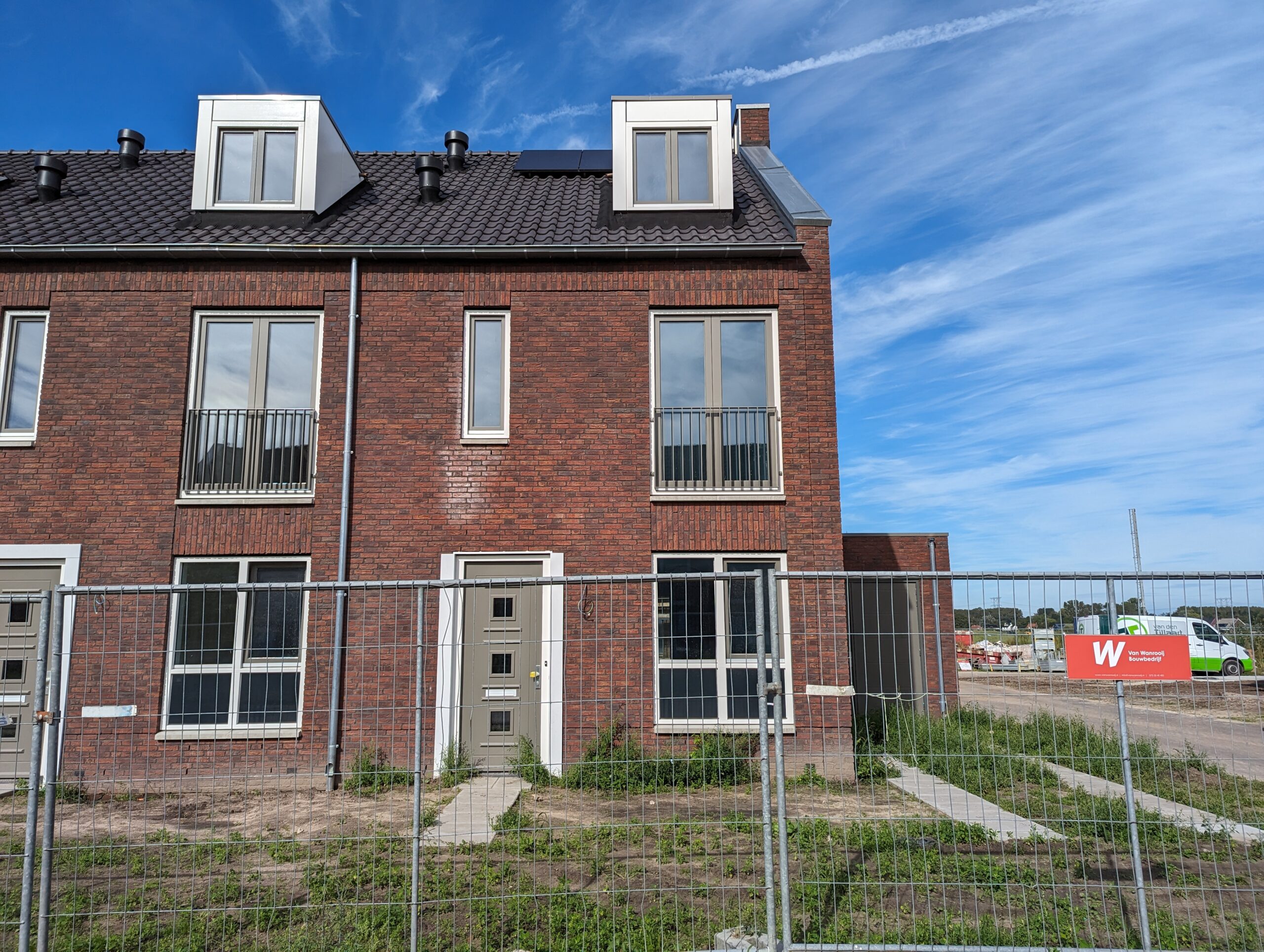 Van Wanrooij bouwt in Best. Foto: Cobouw